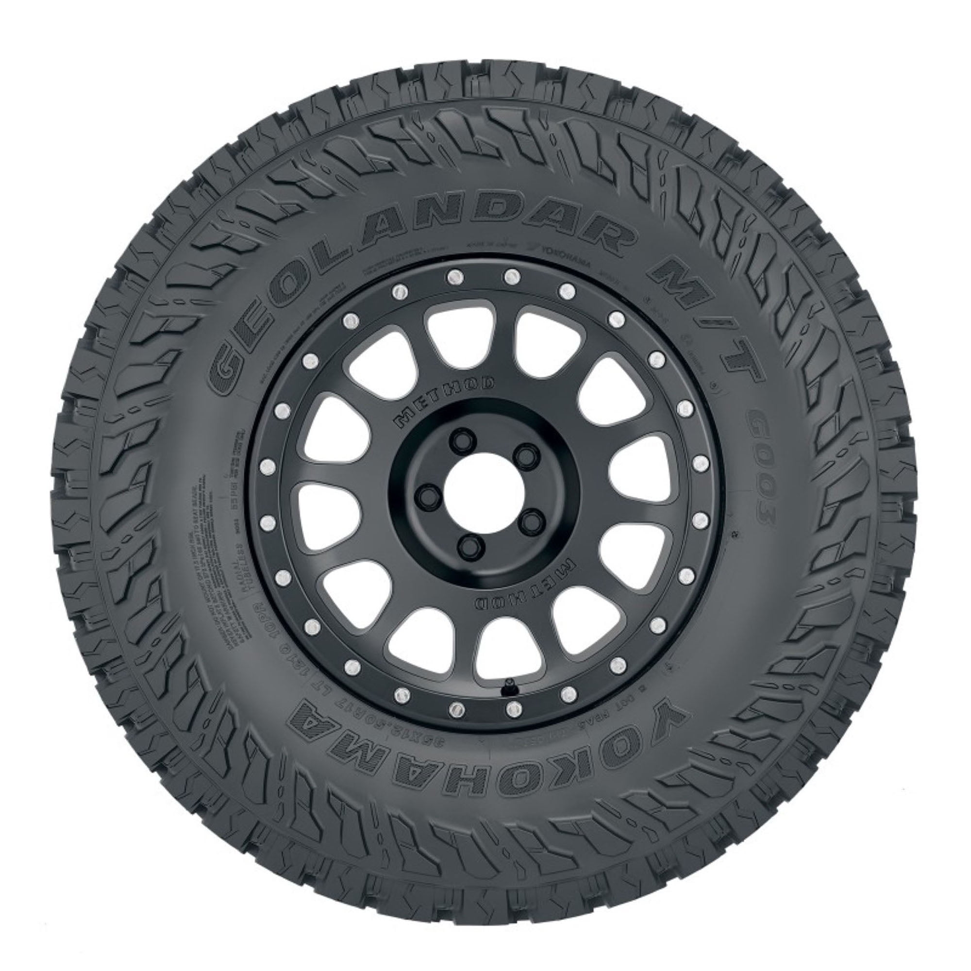 Yokohama Geolandar M/T G003 Mud Terrain LT275/65R18 123/120Q E Light Truck Tire - Image 6