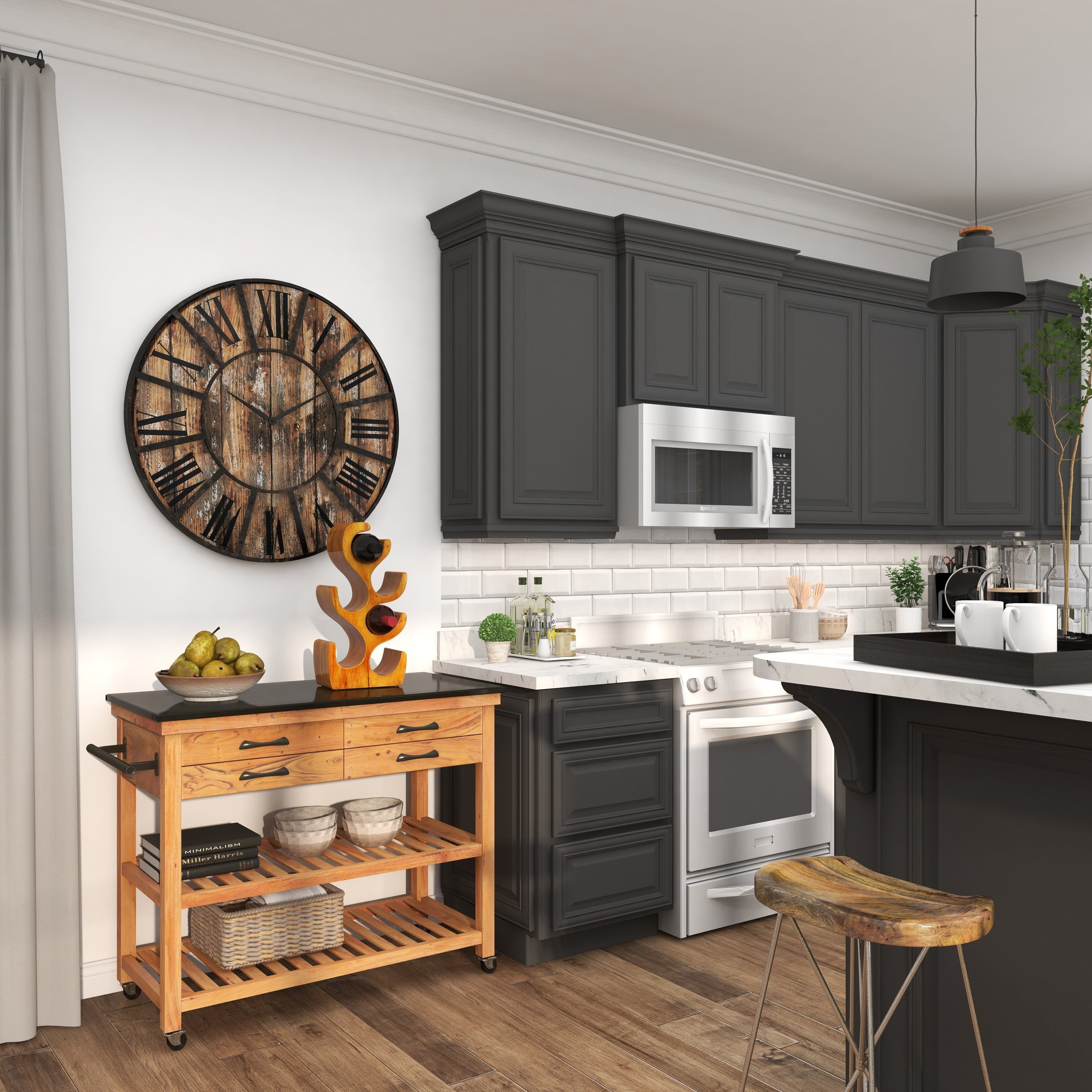 6- Bottle Brown Curved Tree Shaped Wine RackDecMode 10" x 20" Brown Teak Wood Curved Tree Shaped 6 Bottle Wine Rack, 1-Piece - Image 13