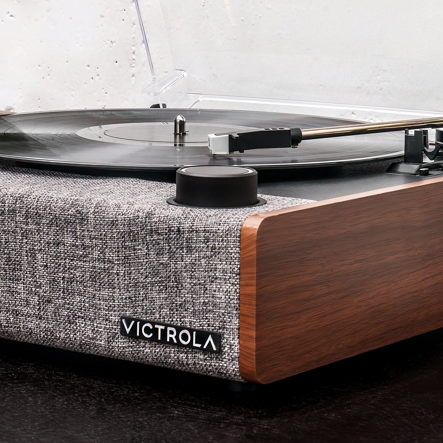 Victrola Eastwood II 3-Speed Bluetooth Record Player with Audio-Technica Cartridge & Built-in Speakers, Walnut - Image 12