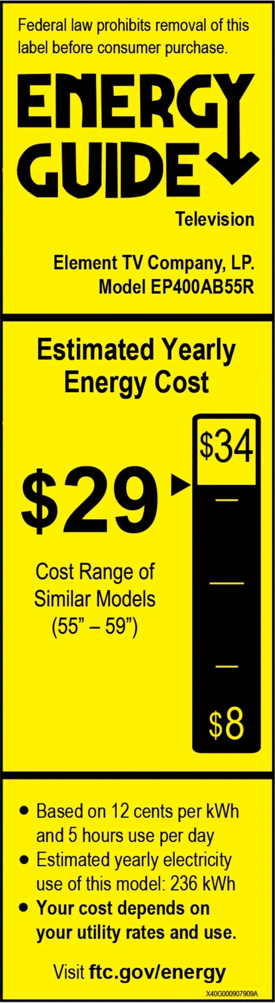 Element Electronics 55" 4K UHD Partial Sun Outdoor Roku Smart TV, Weatherproof (IP55 Rated), Tempered and Anti-Glare Glass (EP400AB55R) - Image 11