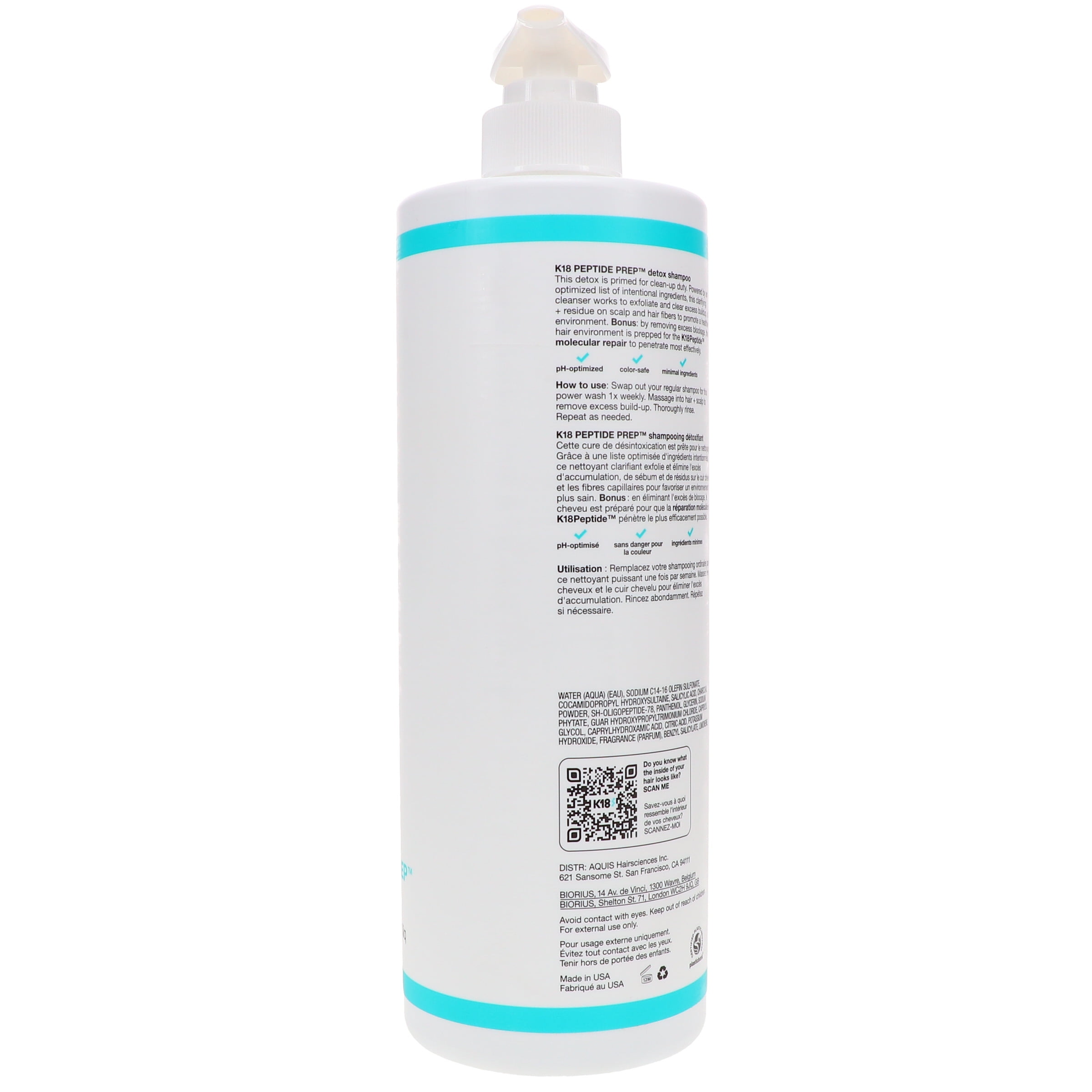 K18 Peptide Prep Detox Shampoo 31.5 oz - Image 3