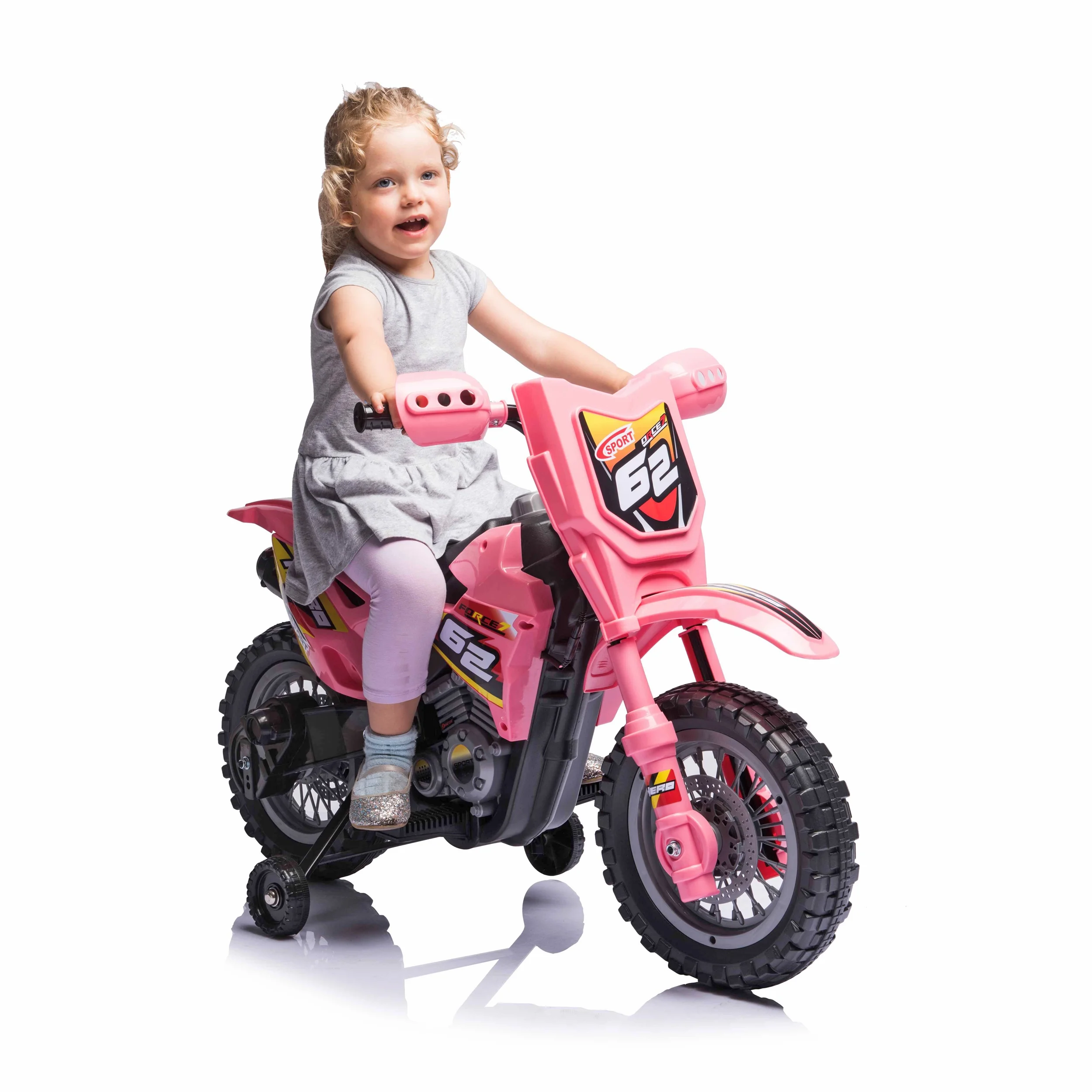 Blazin' Wheels 6 Volt Pink Dirt Bike Battery Powered Ride-On for Kids - Image 3