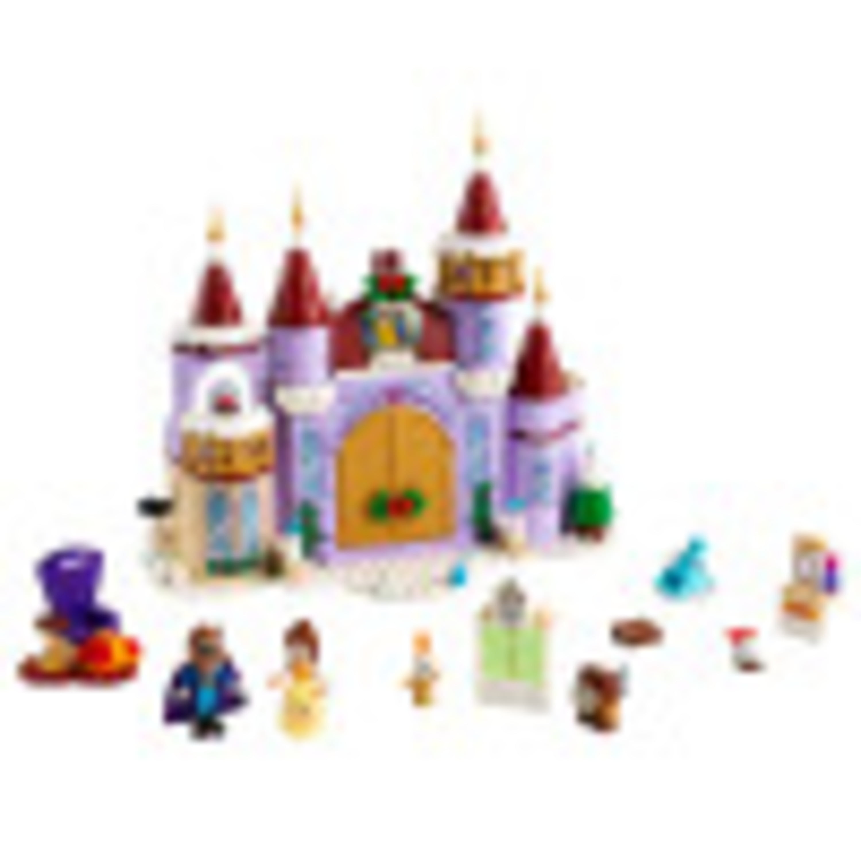 LEGO Disney Belle’s Castle Winter Celebration (43180) Disney Princess Building Toy (238 Pieces) - Image 7