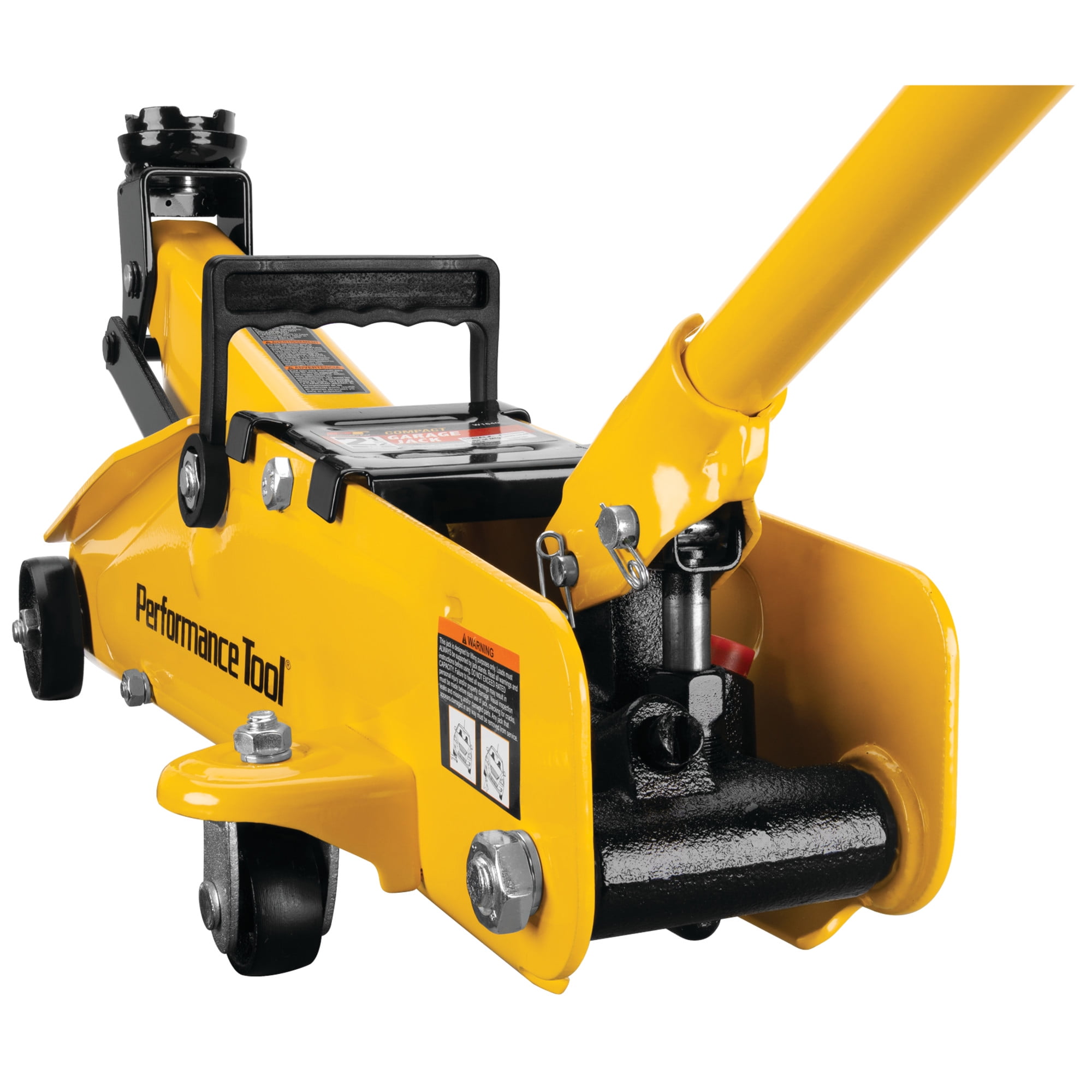 Performance Tool W1640 2-1/2 Ton Garage Jack, (5,000 lbs.) 5-15.5-Inch Lift, Swivel Casters, For Cars/Trucks - Image 2