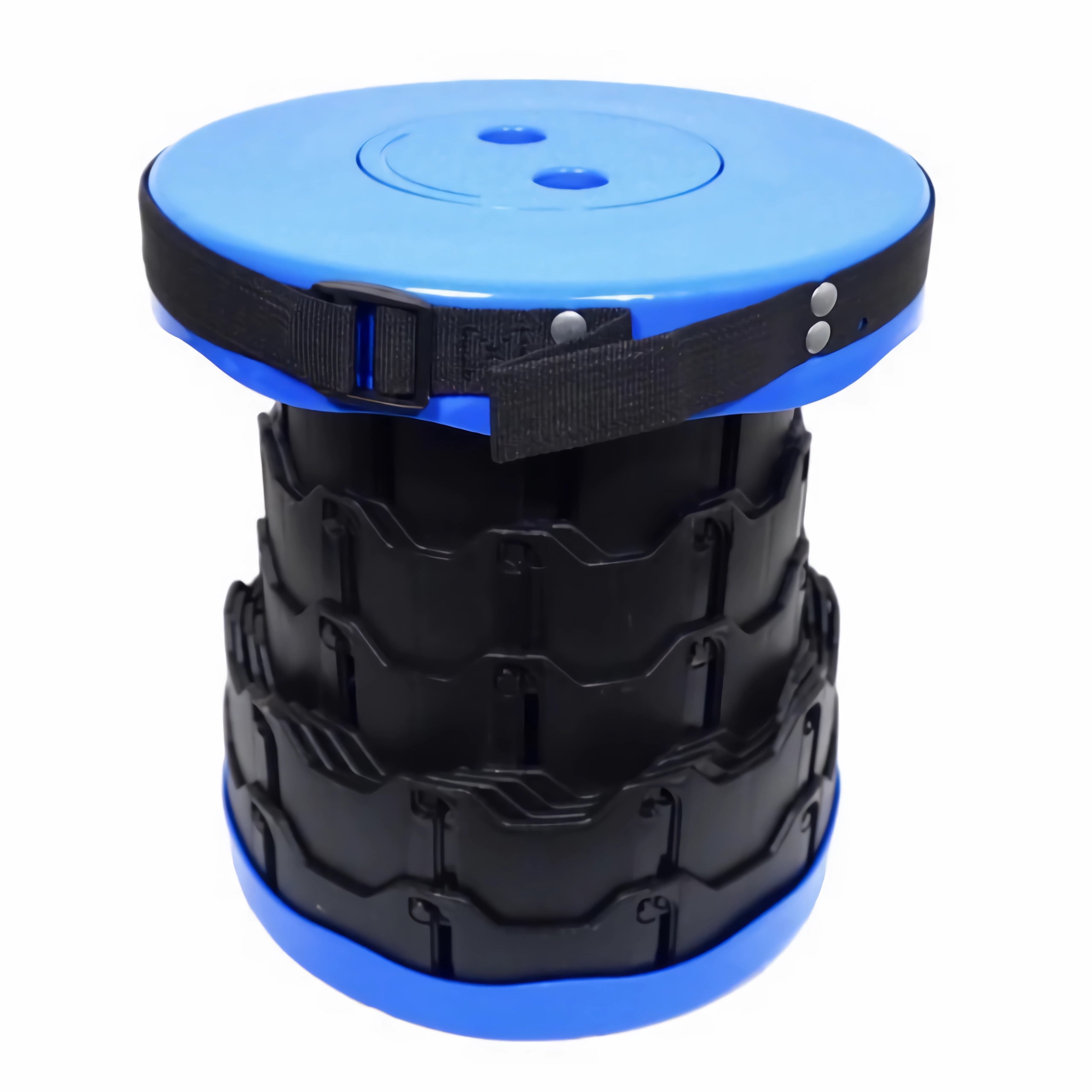 Donepart Foldable Telescopic Stool, Lightweight Foldable Stool, Fishing Tours Indoor Outdoor Activity (Blue) - Image 4