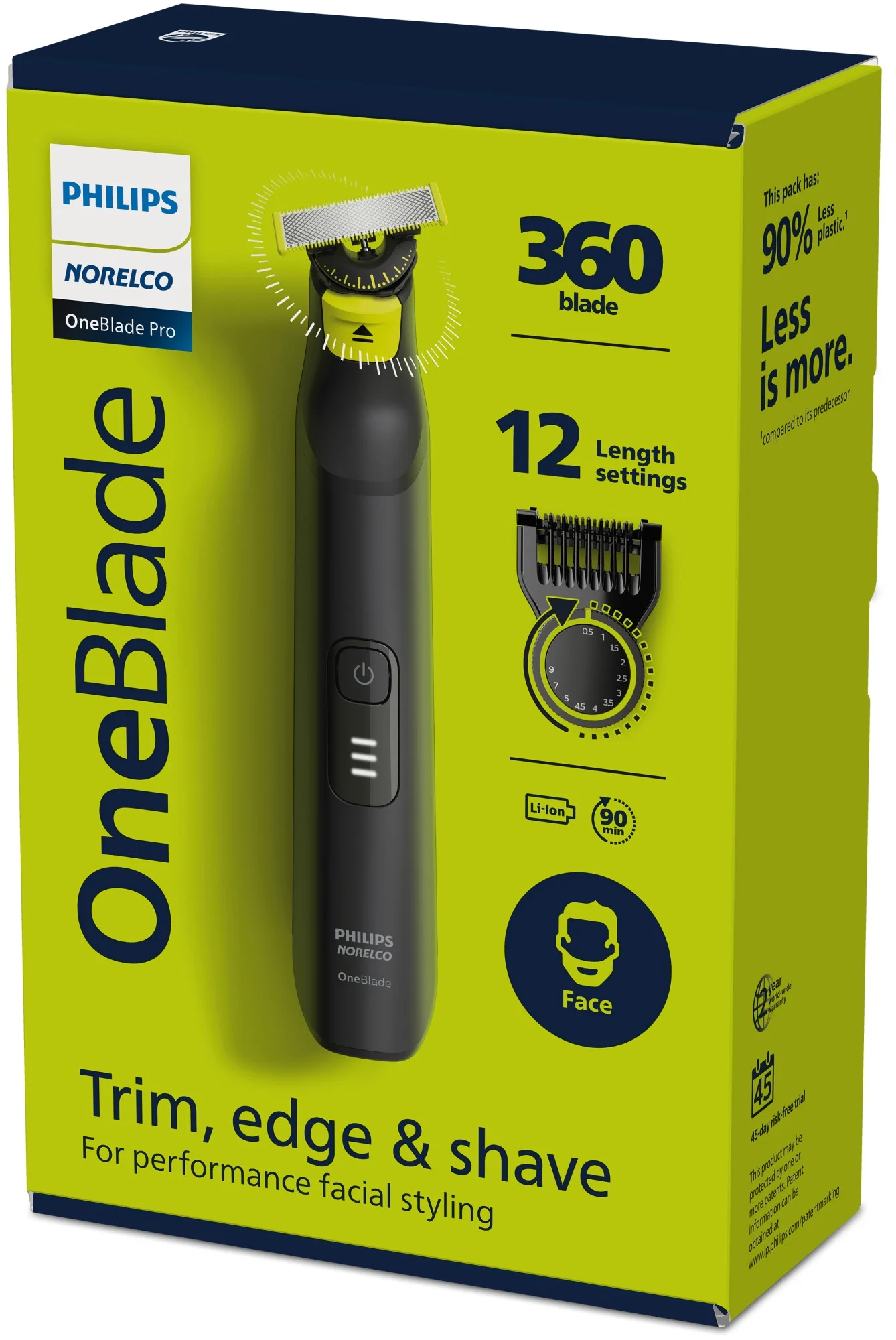 Philips Norelco Oneblade 360 Pro Hybrid Electric Trimmer QP6531/70 - Image 6