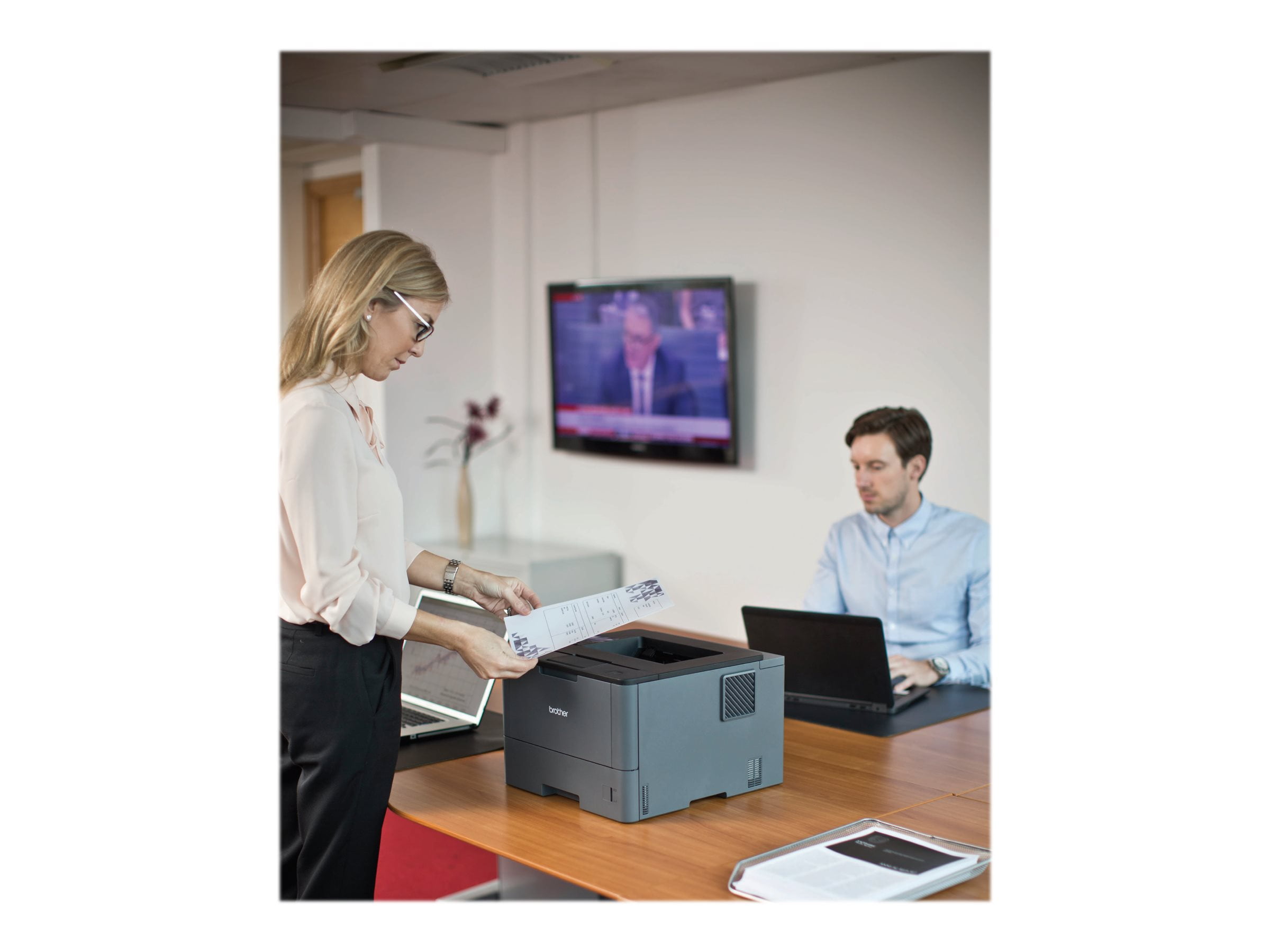 Brother Monochrome Laser Printer, HL-L5100DN, Duplex Two-Sided Printing, Ethernet Network Interface, Mobile Printing - Image 7