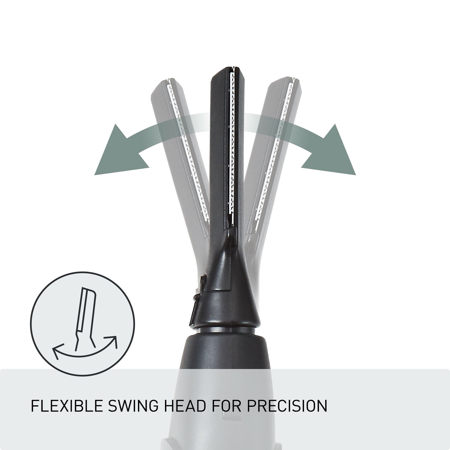 Panasonic Wet/Dry Facial Hair Trimmer for Unisex with 2 Attachments, Battery Powered - ER-GM40-K - Image 10