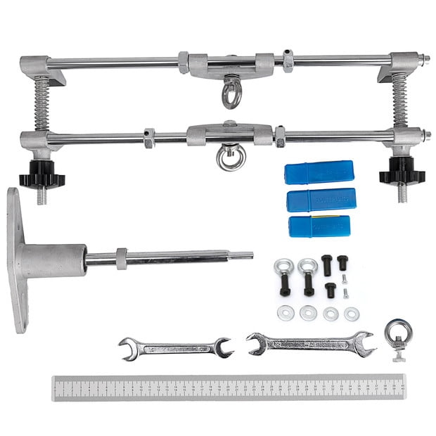 VEVOR 16-Piece Door Lock Hole Opener Kit, DBB Lock Mortiser Door Fitting Kit with 3pcs Tungsten Steel Cutters & Accessories, Mortising Jig Tool Hole Saw Door Opener, for Wooden Doors - Image 5