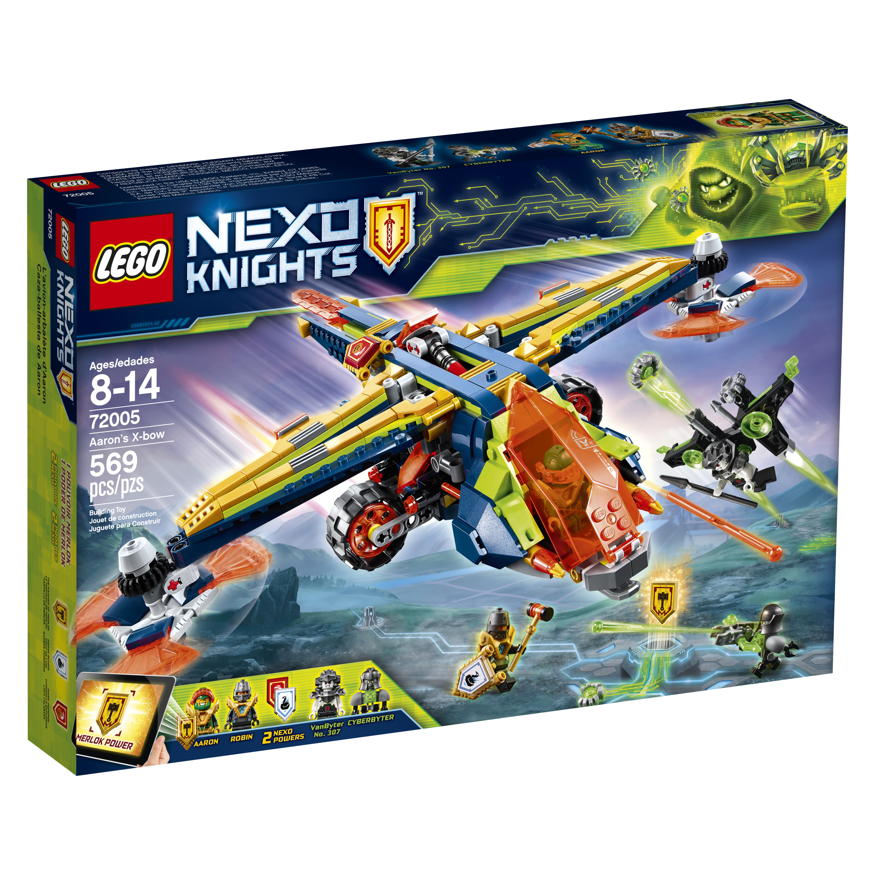 LEGO Nexo Knights Aaron's X-bow 72005 (569 Pieces) - Image 4