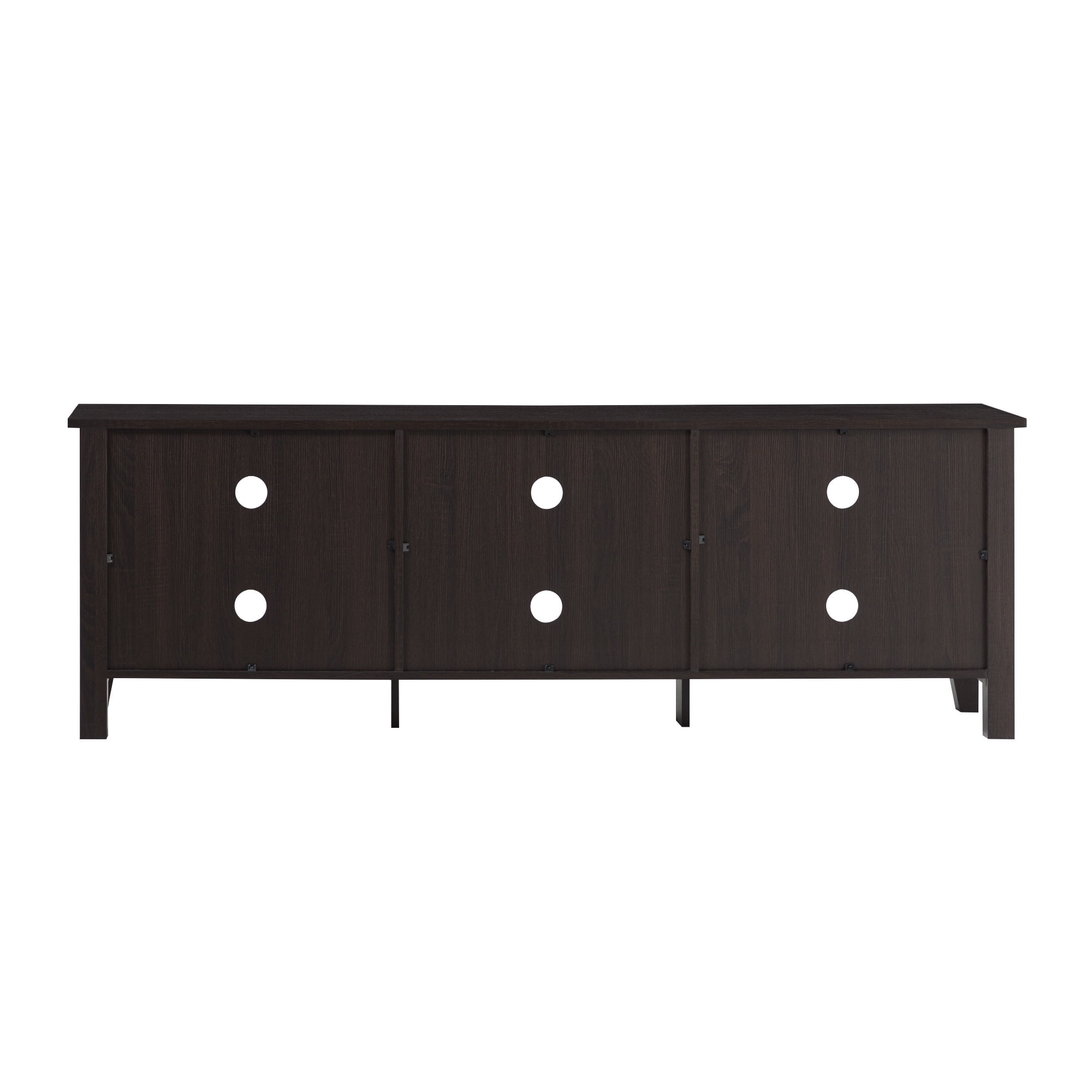 Walker Edison Open Storage TV Stand for TVs up to 80", Espresso - Image 13