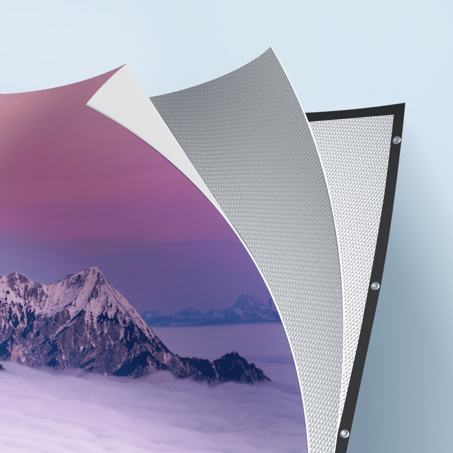 VANKYO Projector Screen with Stand, 100-inch Portable Indoor Outdoor Projector Screen, Wrinkle-Free 16:9 HD 4K Tripod Projector Screen, Adjustable Height, 160° Viewing Angle - Image 4