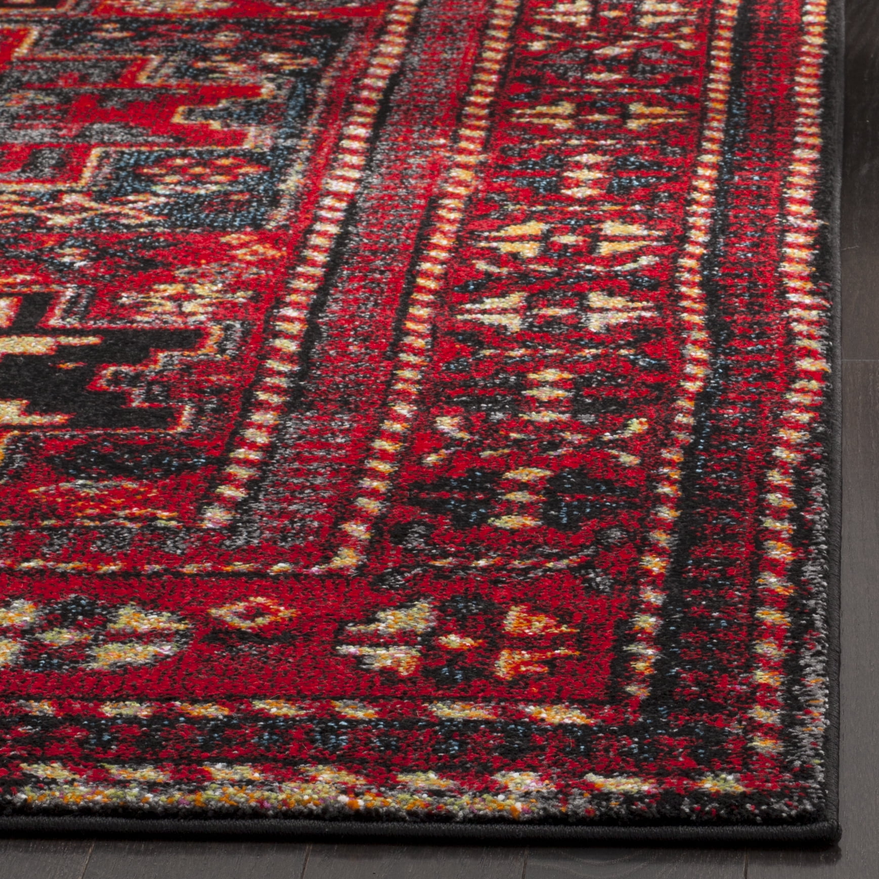 SAFAVIEH Vintage Hamadan Edin Traditional Runner Rug, Red/Multi, 2'3" x 20' - Image 6