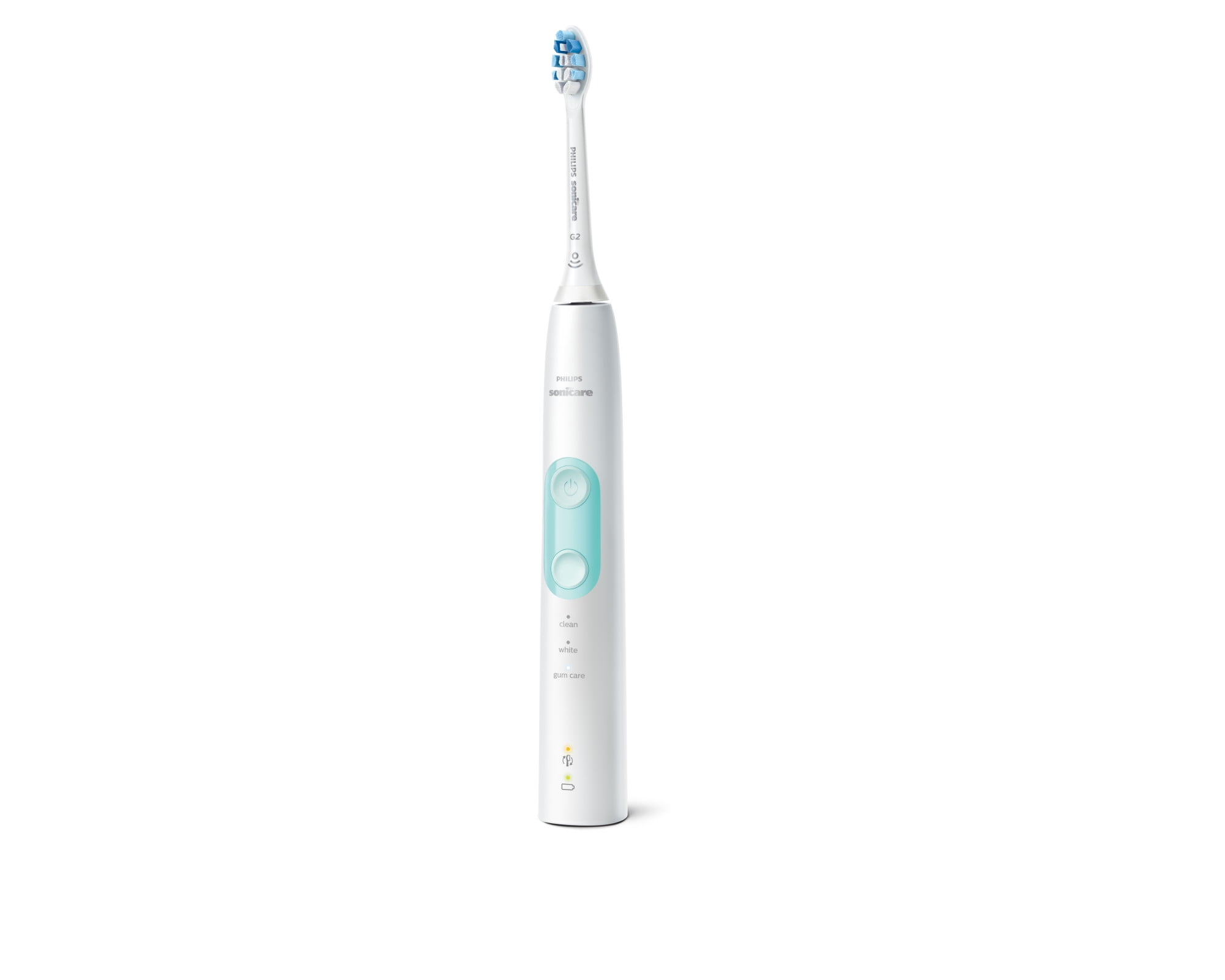 Philips Sonicare ProtectiveClean 5100 Plaque Control, Rechargeable Electric Toothbrush with Pressure Sensor, White Mint Hx6857/11 - Image 3