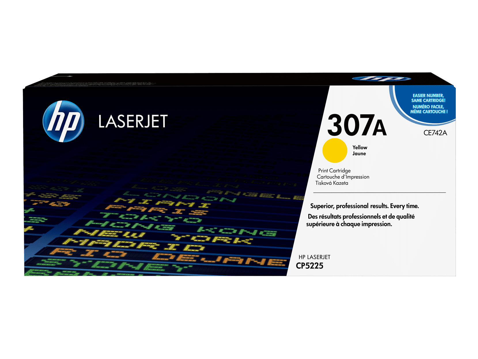 HP 307A Yellow Original LaserJet Toner Cartridge, ~7,300 pages, CE742A - Image 5