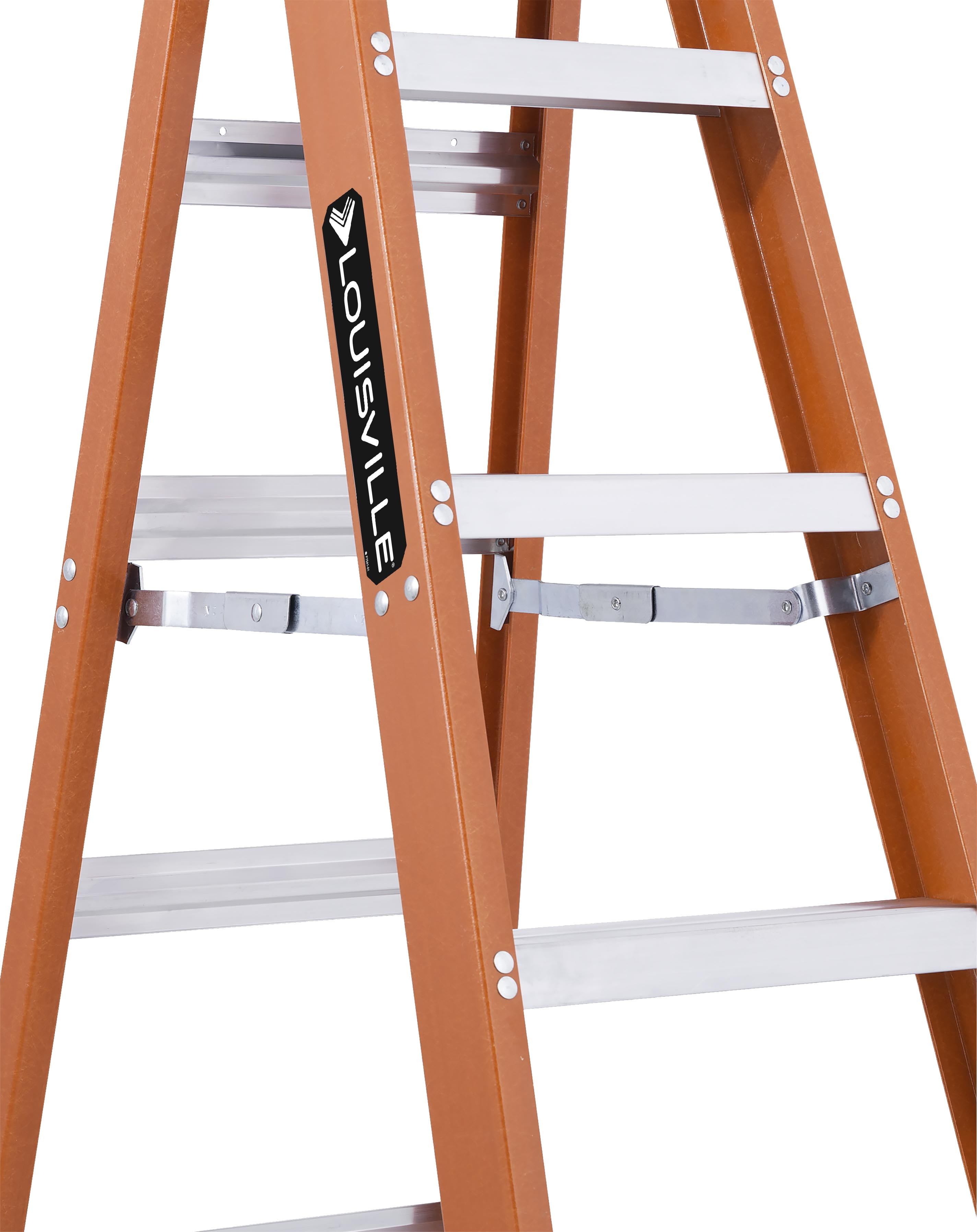Louisville Ladder 6-Foot Fiberglass Step Ladder, 300-Pound Load Capacity, Type IA, FS1506 - Image 7