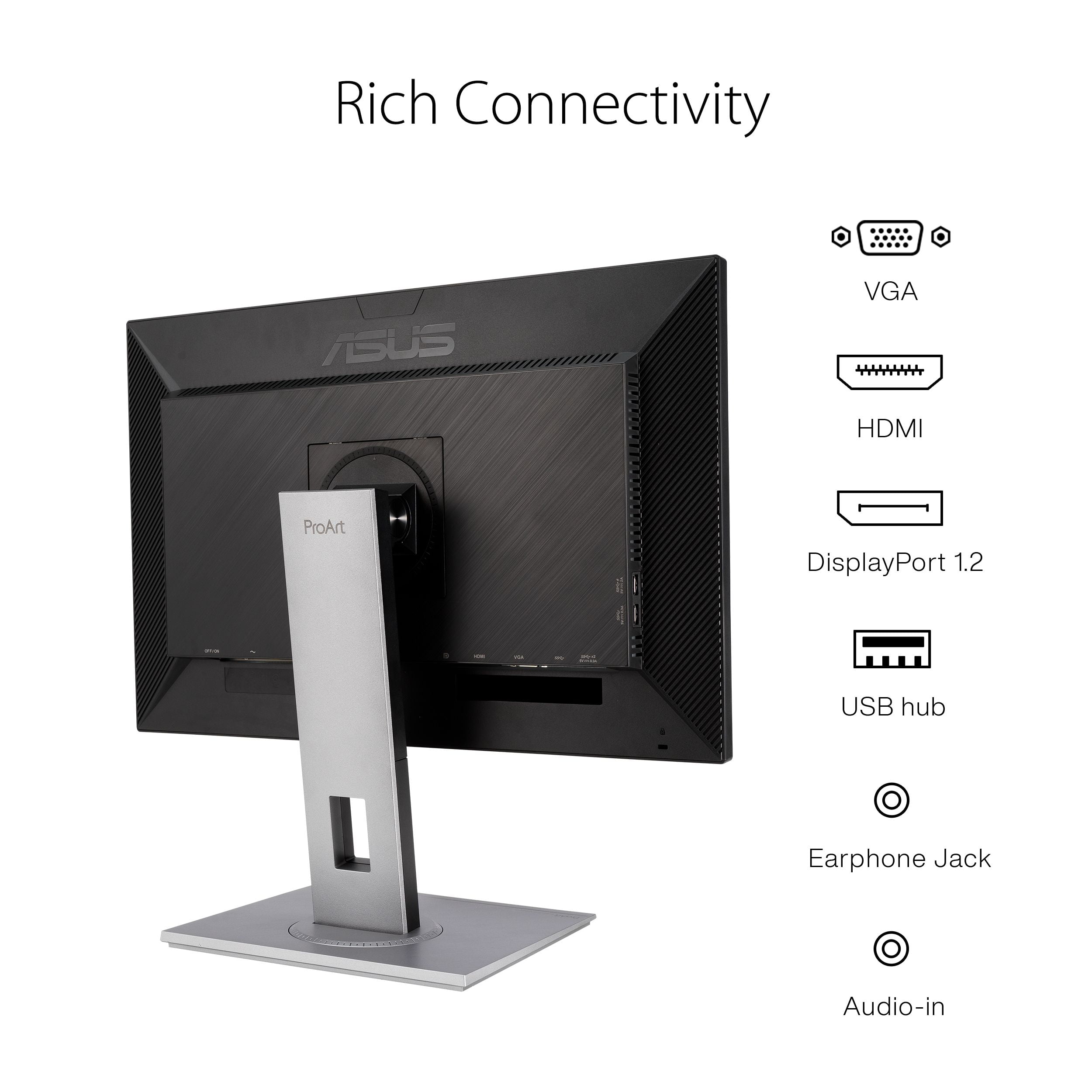 ASUS ProArt Display PA248QV Professional Monitor 24.1", 16:10, IPS, WUXGA (1920 x 1200), 100% sRGB - Image 3
