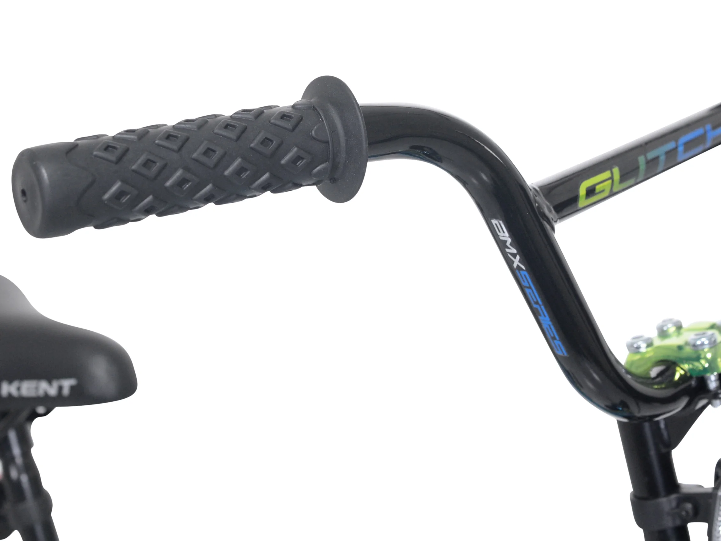 18" Kent Glitch BMX Child Bicycle, 18" Wheels, Kids Ages 6-12 Years, Blue/Green - Image 4