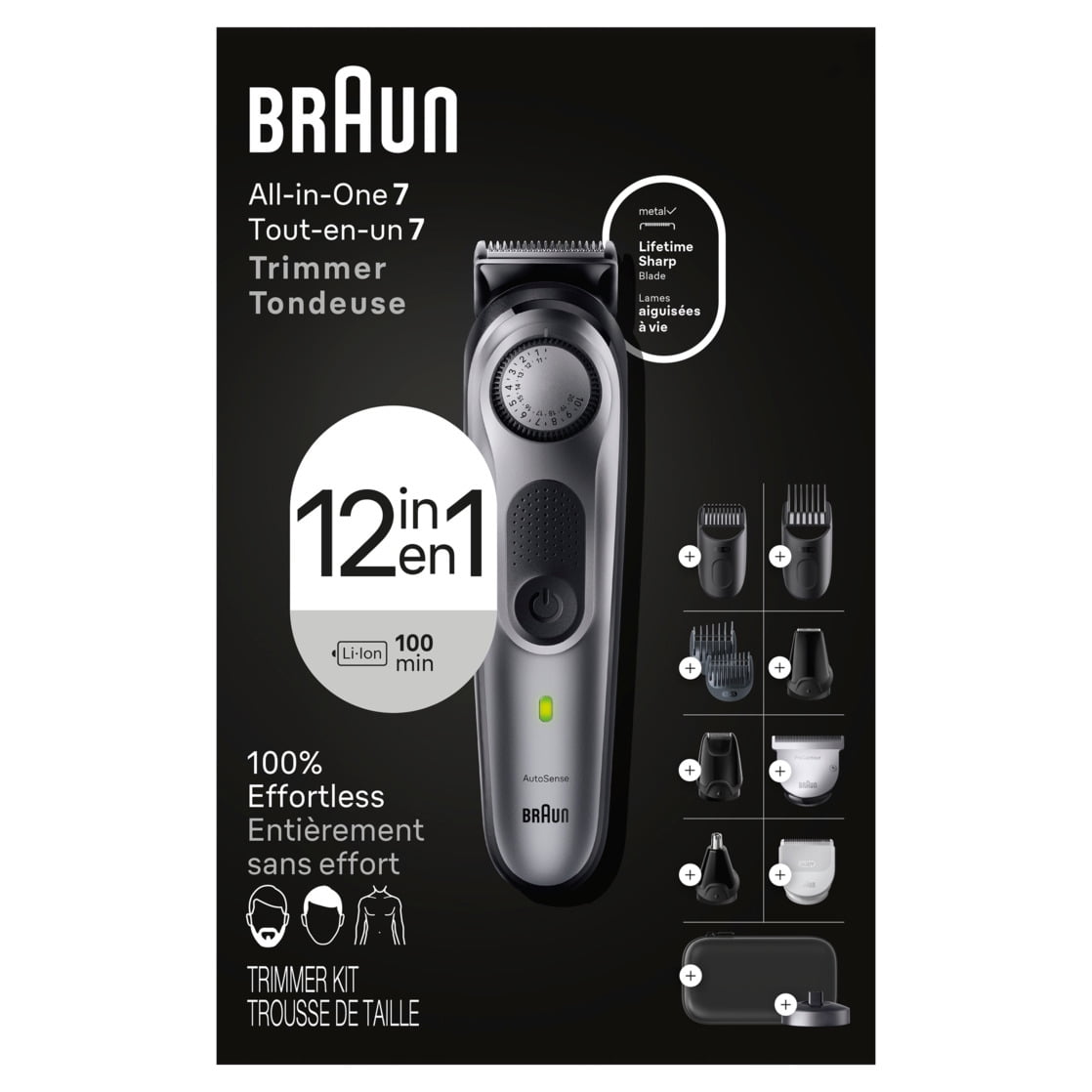 Braun Series 7 7440 All-In-One Style Kit, 12-in-1 Grooming Kit with Beard Trimmer & More - Image 6