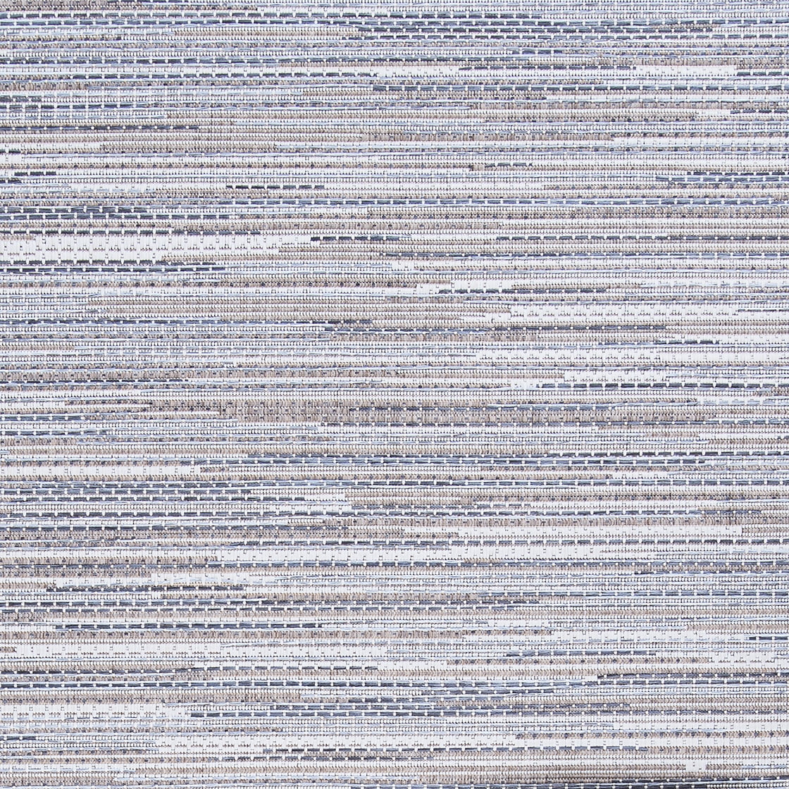 Couristan Monte Carlo Coastal Breeze 5'3" x 7'6" Taupe and Champagne Outdoor Rug - Image 3