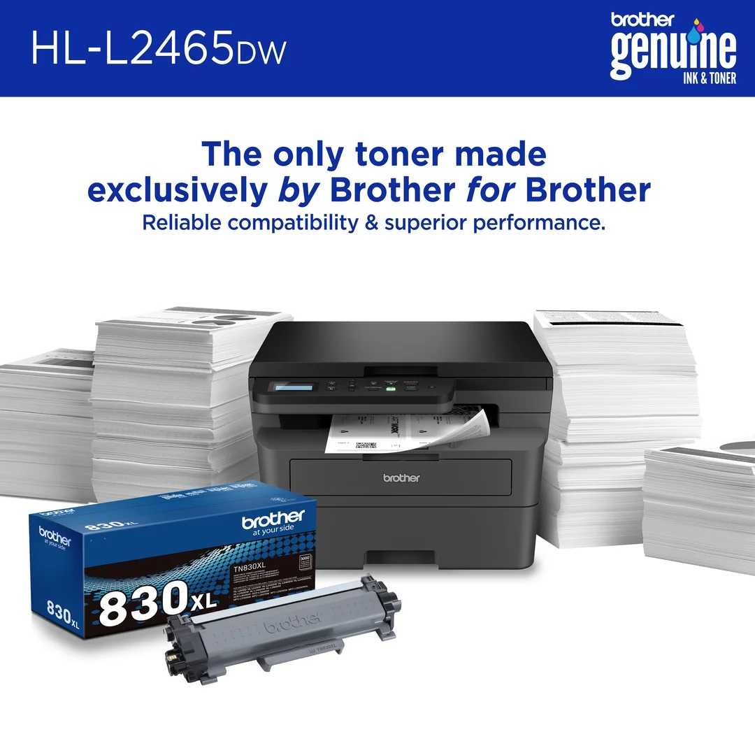 Brother Wireless HL-L2465DW Compact Monochrome Multi-Function Laser Printer with Print, Copy and Scan, Duplex and Mobile Printing - Image 11