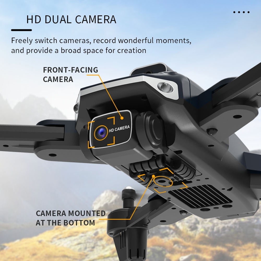 SKYMONSTER X109 RC Drone with 2 Batteries,HD Camera,Obstacle Avoidance,Stable Hover,Black - Image 7