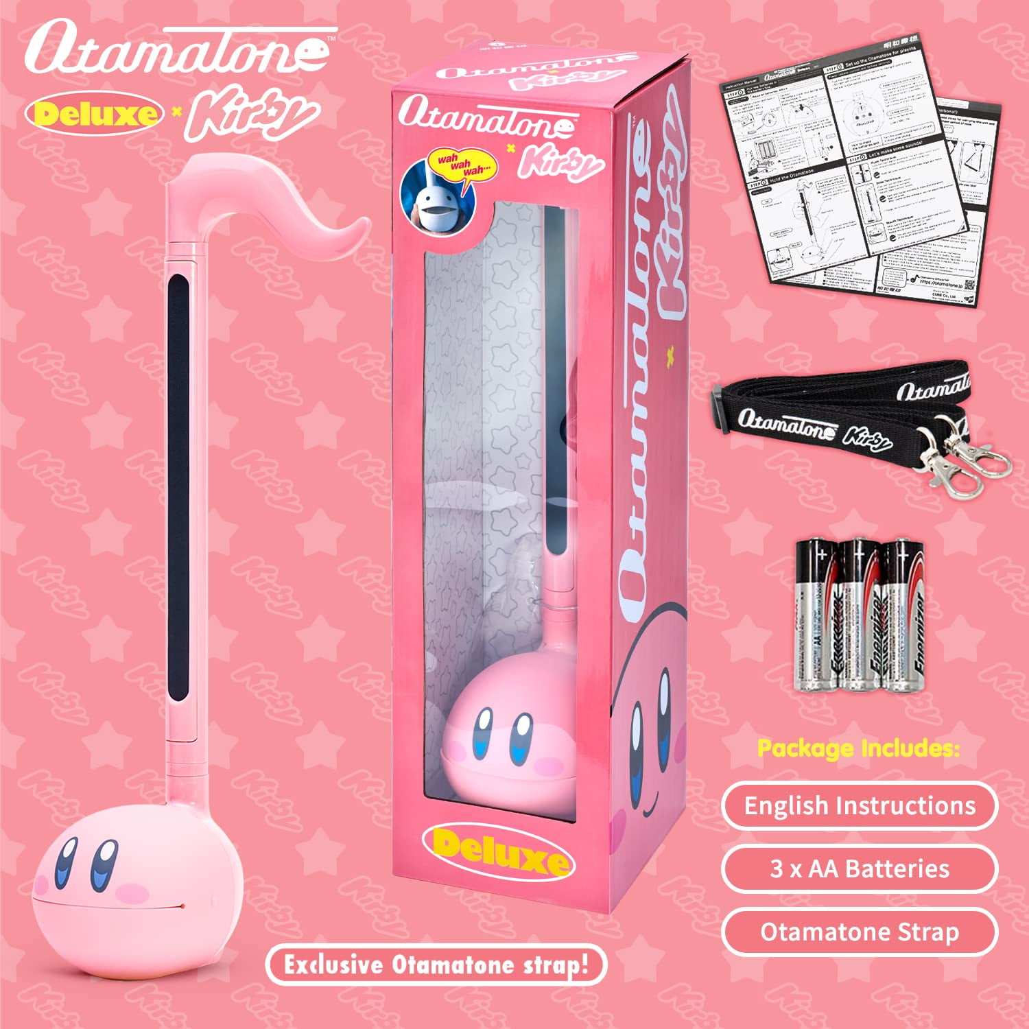 Otamatone Deluxe Musical Instrument Synthesizer for Adults - Kirby - Image 4