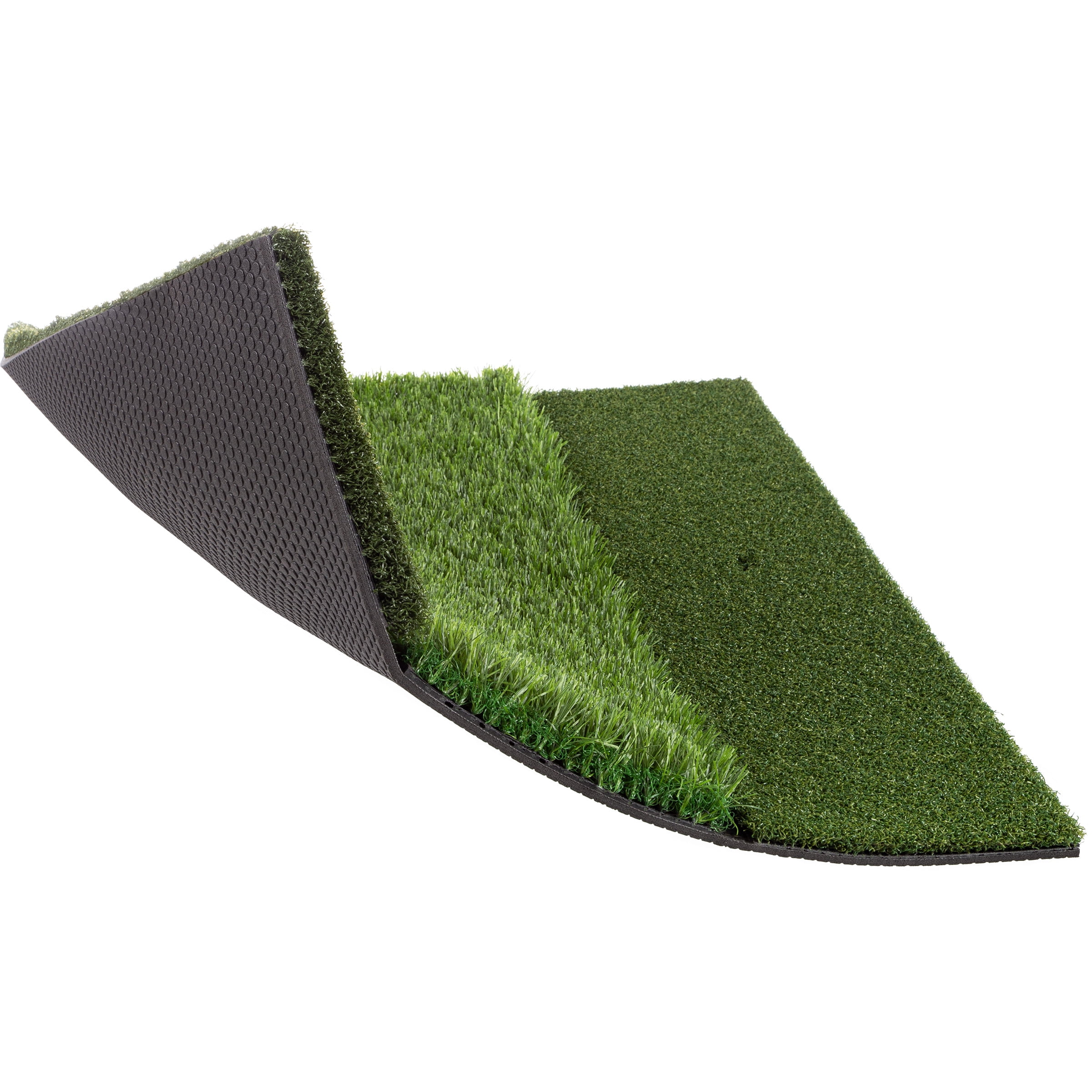 3-Level Turf Golf Mat - 24x24 Golf Training Mat with Fairway, Rough, and Driving Turf - Golf Practice Equipment with 6 Practice Tees by Wakeman - Image 7