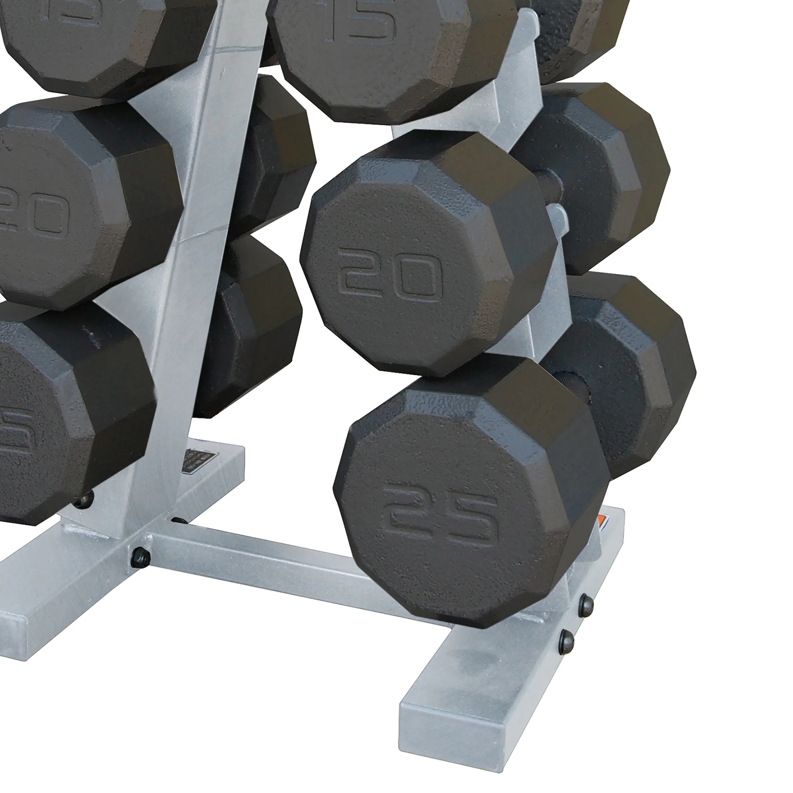 CAP Barbell 150 Lbs. Eco Dumbbells Set with Rack - Image 3