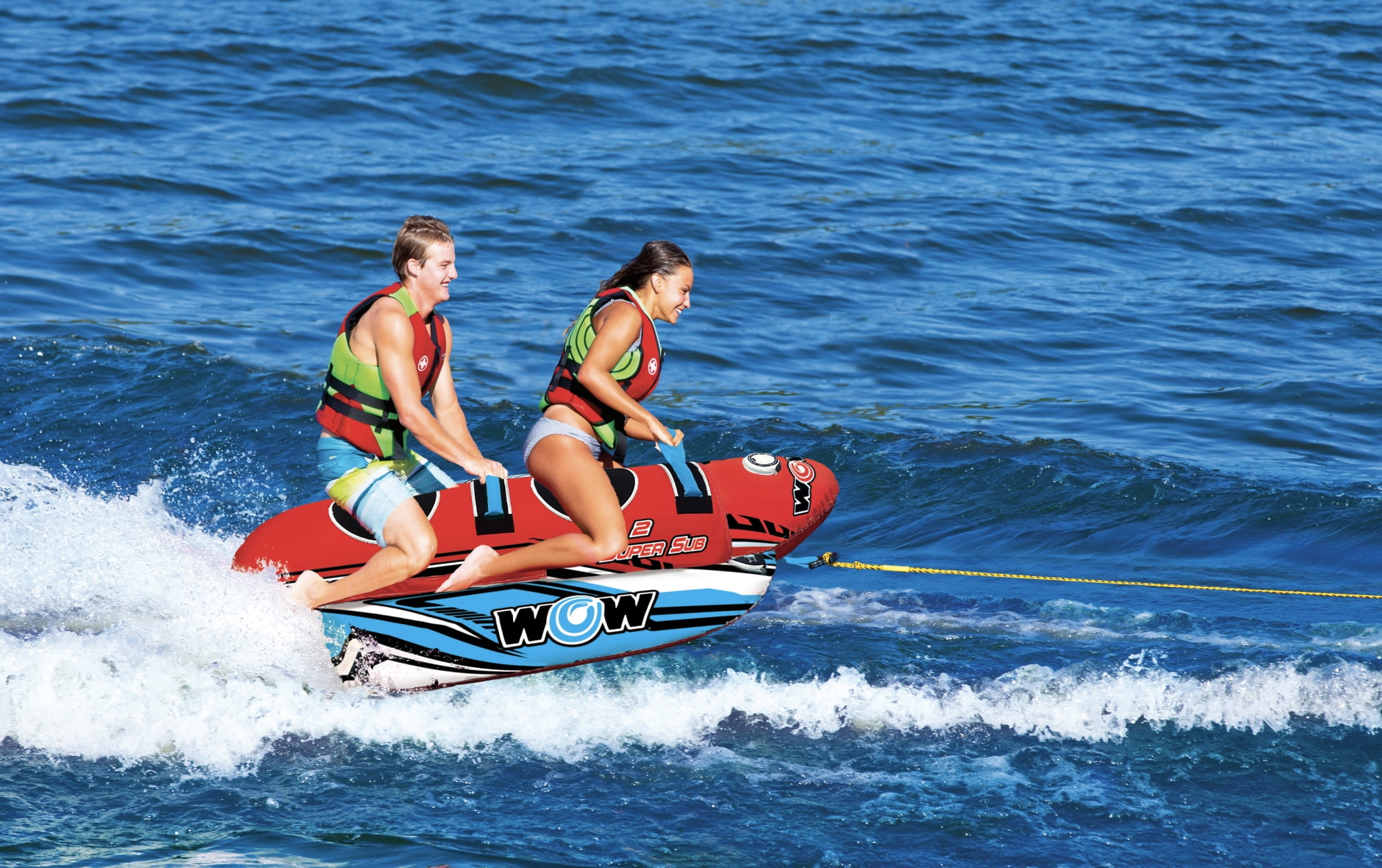 WOW Sports Super Sub 1-2 Person Towable, Waterskiing Towables for Children to Adult Ages 12+ - Image 7
