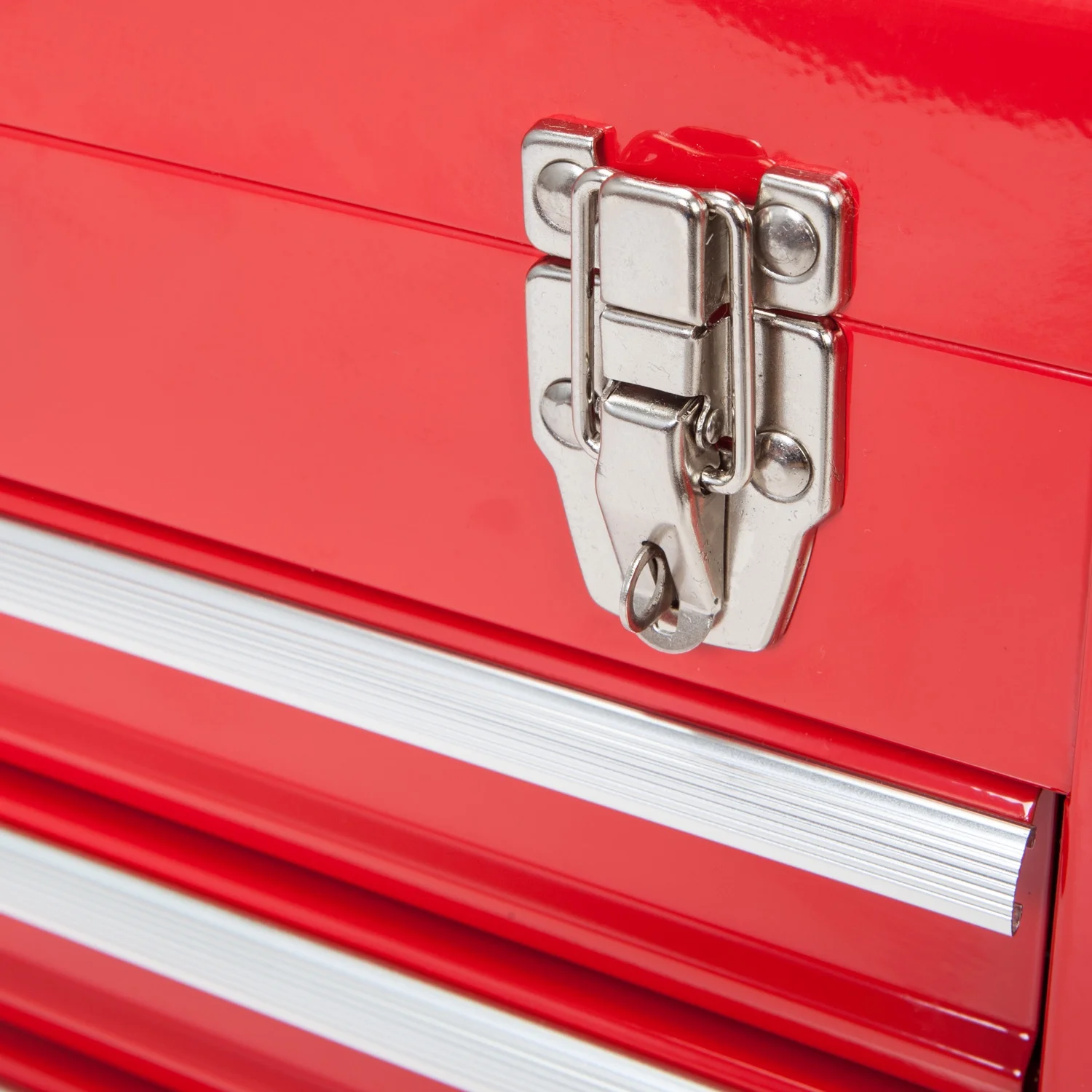 Torin ANTBD133-XB 20" Portable 3 Drawer Red Steel Tool Box - Image 3