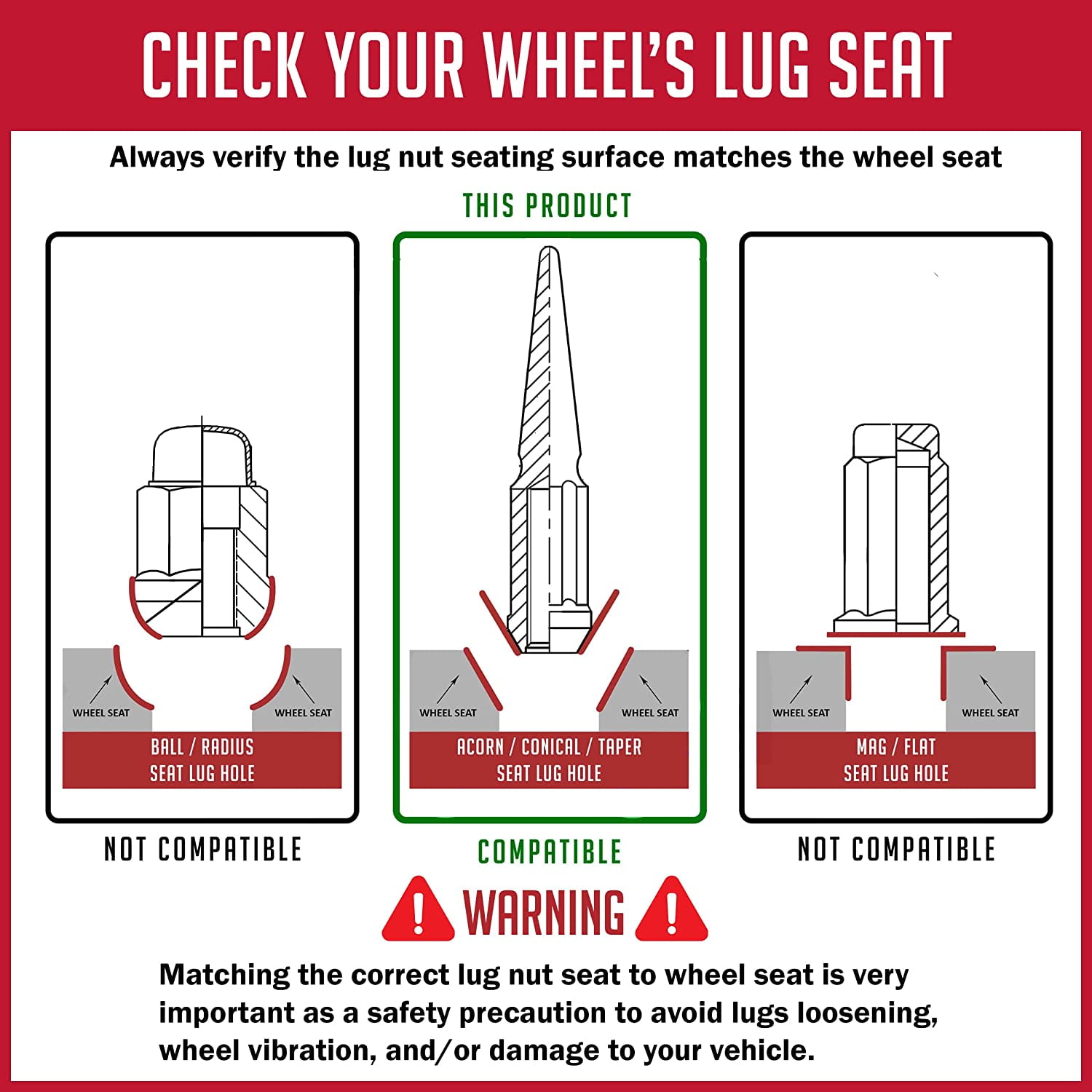 Wheel Accessories Parts 32 Pcs 9/16" Thread Lug Nuts Spike Spline Solid Metal Truck Spline 4.40" Long Chrome Fits 1994-10 Ram 2500 3500 1975-97 Ford F250 F350 C20 K20 C2500 C3500 - Image 6