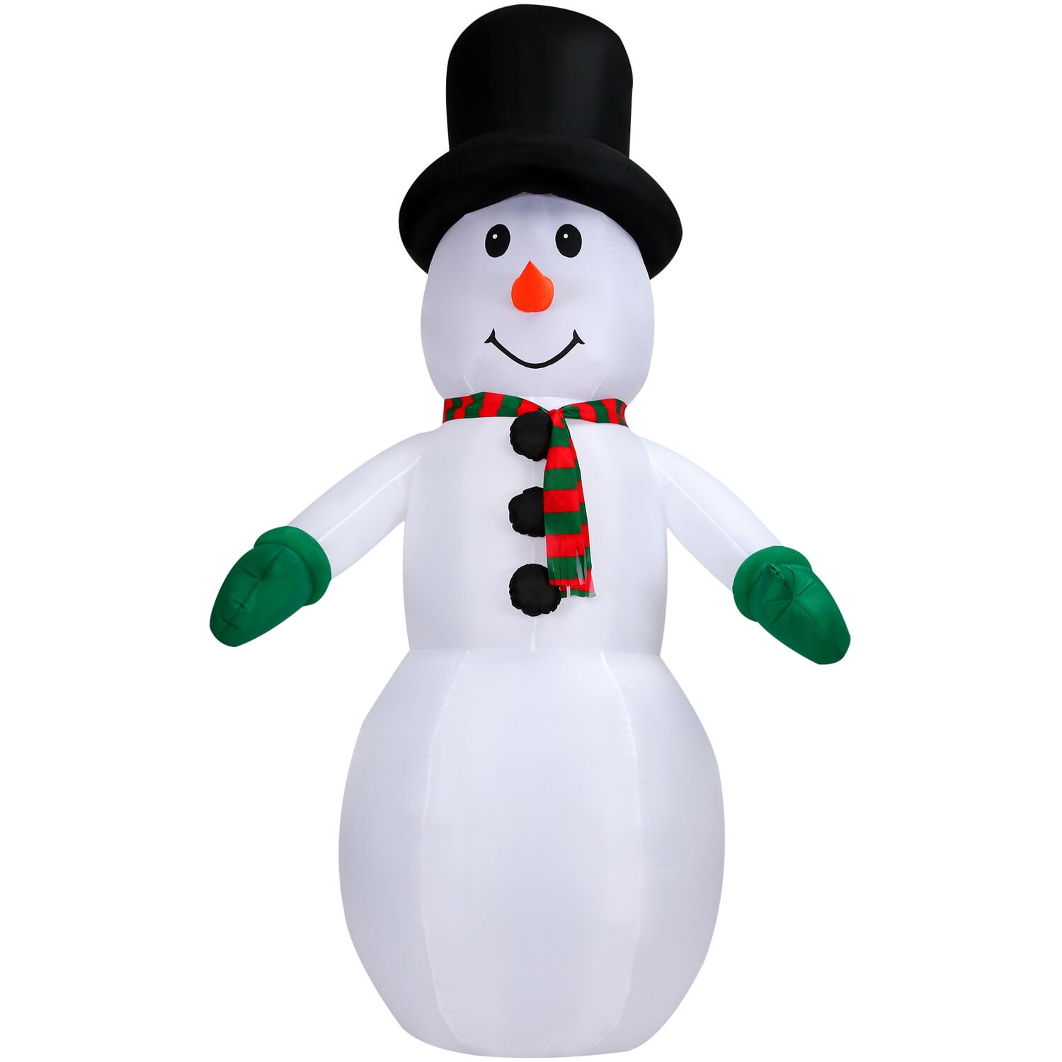 Fraser Hill Farm 10-Ft. Pre-Lit Inflatable Snowman, FHFSNWM101-L - Image 12