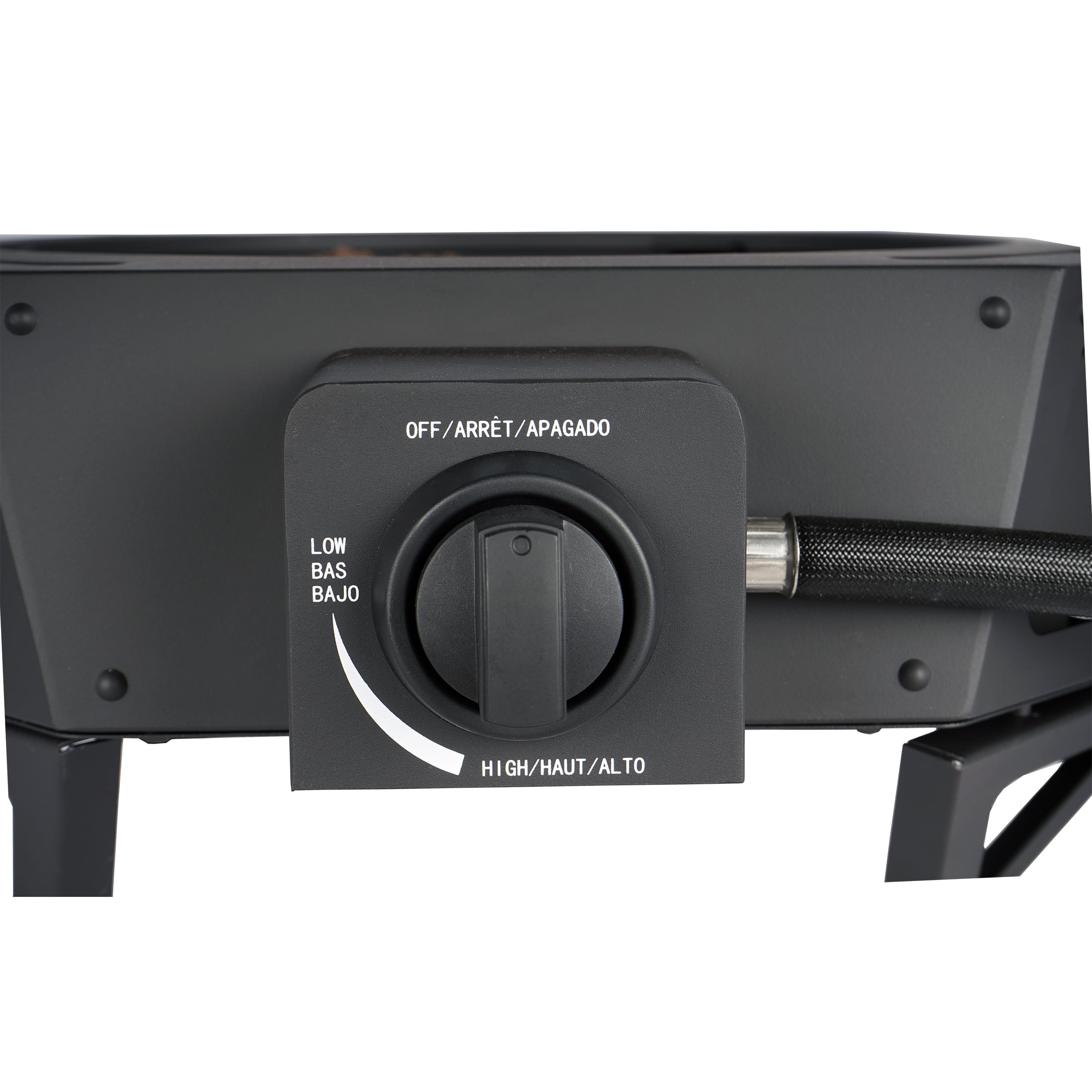 Ozark Trail 15" 54,000 BTU Propane Black Steel Portable Fire Pit with Locking Lid - Image 6