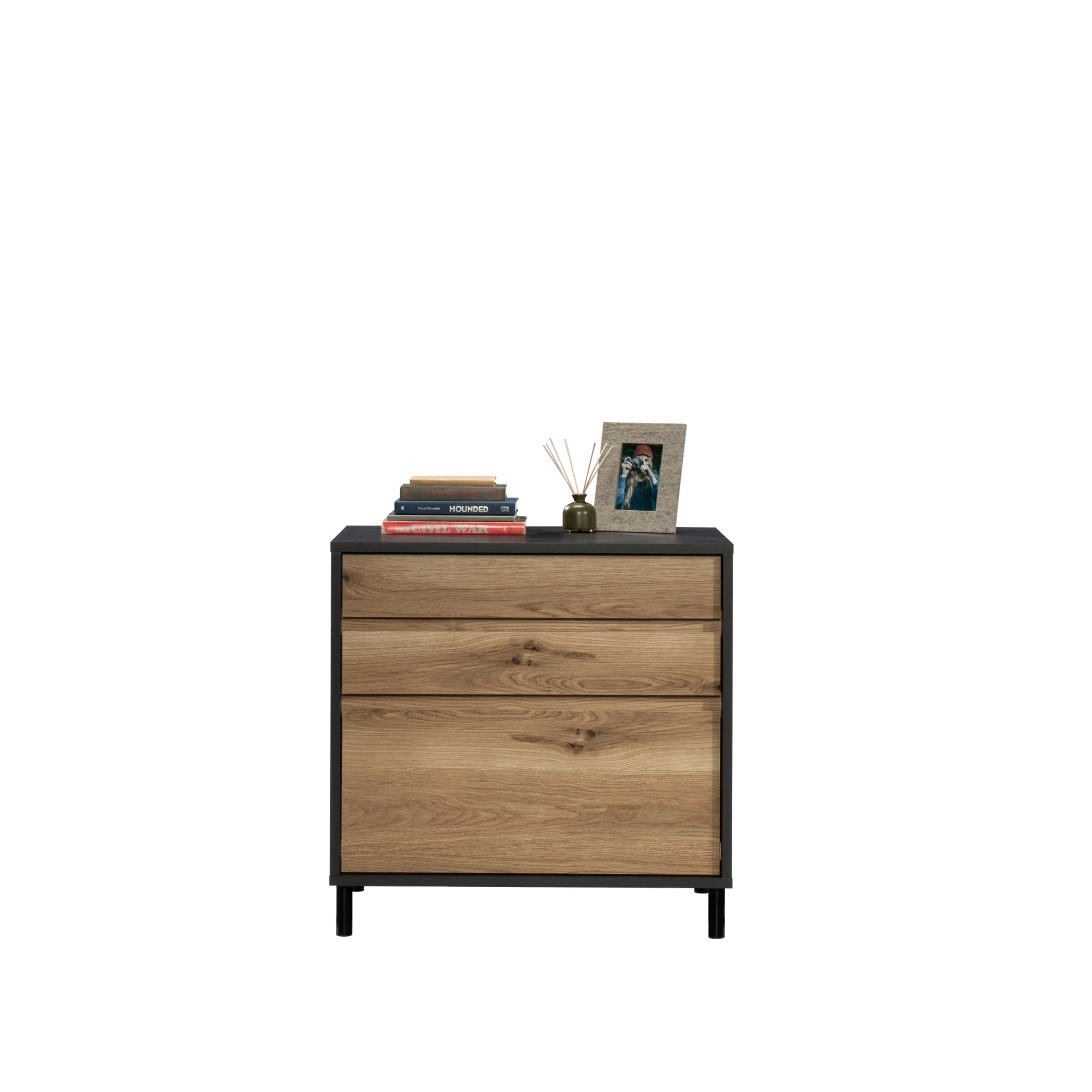 Sauder Acadia Way 2-Drawer Lateral File, Raven Oak Finish - Image 10