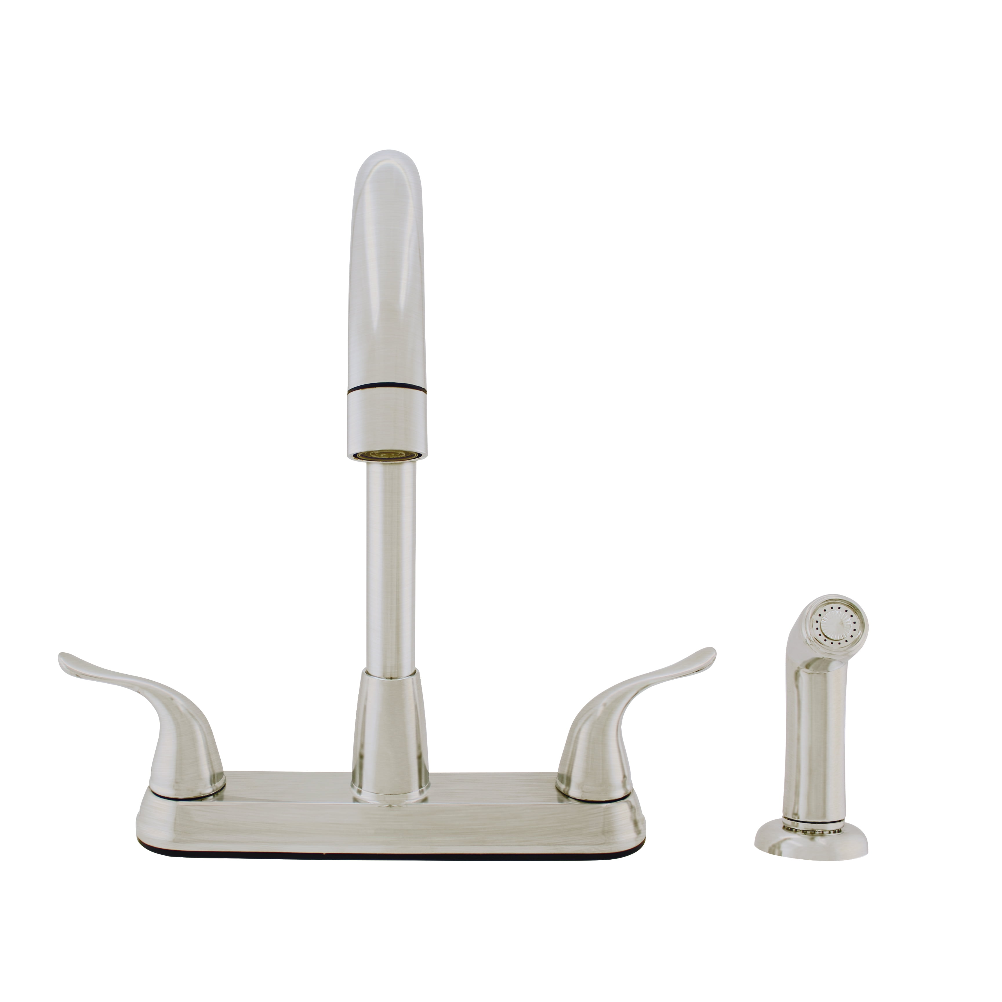 WMF-8235GNZMLP-BN - Hybrid Metal Deck Kitchen Sink Faucet, 360 Degree Swivel, High Spout, Double Handle with Side Spray - Image 10