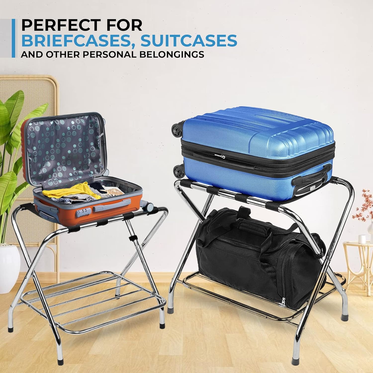 2- Shelf Luggage Rack 1PK - Image 4