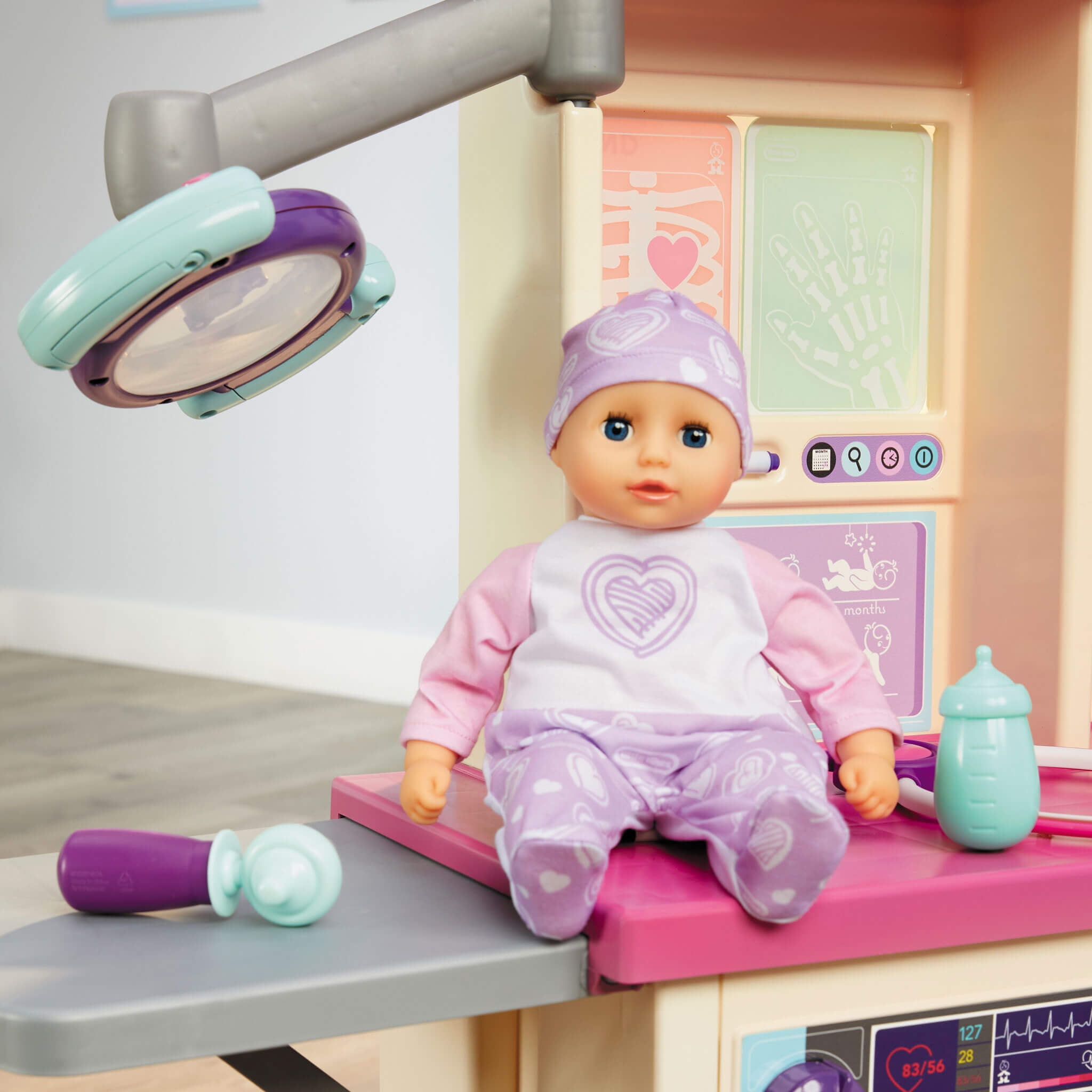 Little Tikes My First Baby Care Center Pretend Play Set for Doctor Nurse Parent Role Play, 15 Accessories, Kids, Boys, Girls Ages 3+ Years - Image 2