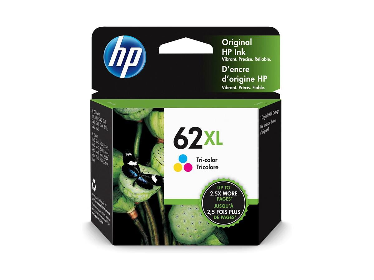 HP 62XL Value Pack - 2-pack - High Yield - black, color (cyan, magenta, yellow) - original - ink cartridge / paper kit - for ENVY 55XX, 56XX, 76XX; Officejet 200, 250, 57XX, 8040 - Image 4