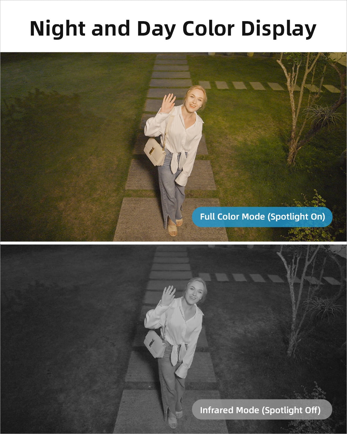 AOSU Solar Wireless Outdoor Security Cameras, 2K/3MP Home Security System, 2 Camera Kit with 166° Ultra-Wide View, Solar Powered, Spotlight, Night Vision, No Monthly Fee, 32G Local Storage - Image 4