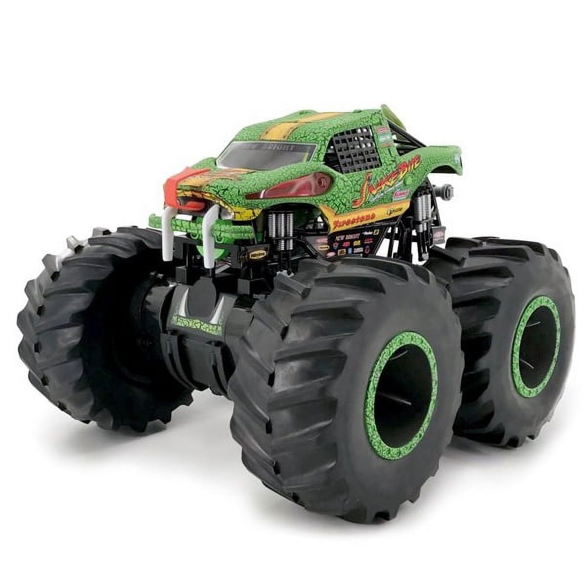 New Bright (1:10) Snake Bite Radio Control Monster Truck with Lights, Sounds and Vapor 61061U Child - Image 10