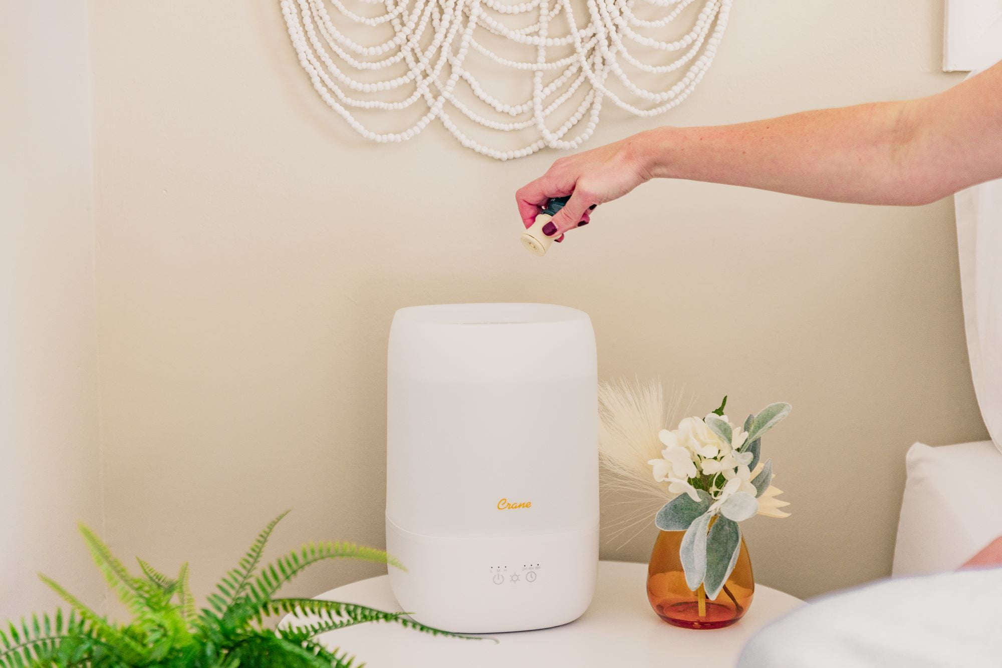 Top Fill Cool Mist Humidifier - 1 Gallon with Sleep Support Light & Essential Oil Tray - Image 8