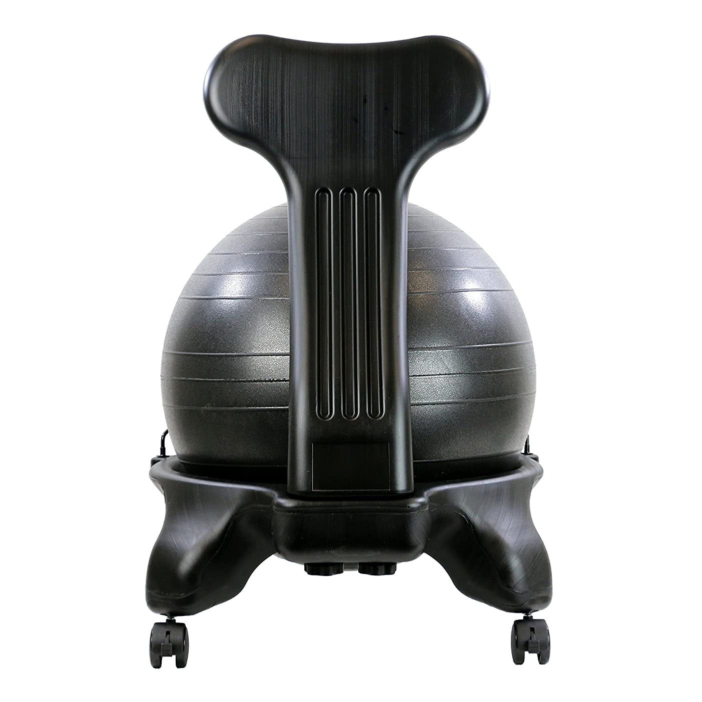 Cando Ball Chair Inflatable Ergonomic Active Seating Exercise Ball Chair with Air Pump for Home, Office, and Classroom - Image 6