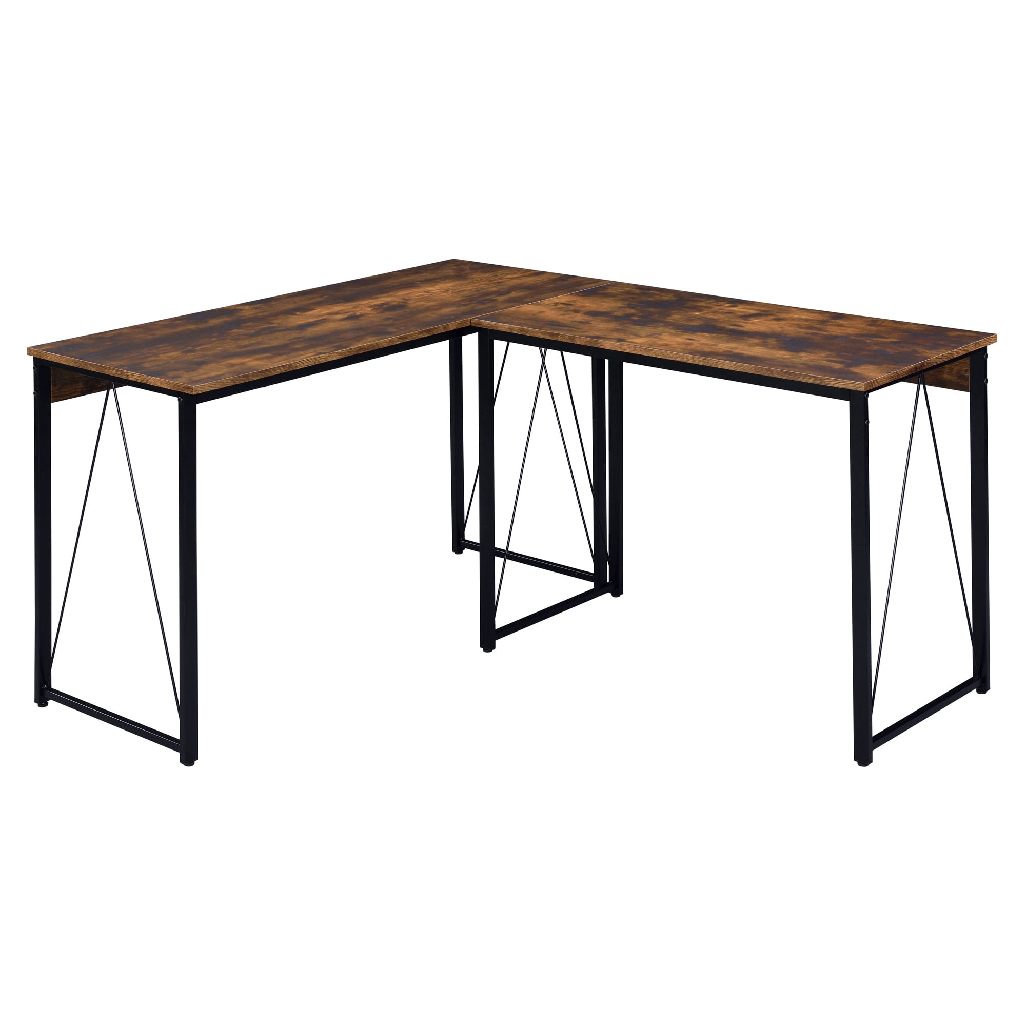 ACME Zaidin Writing Desk in Weathered Oak and Black - Image 5
