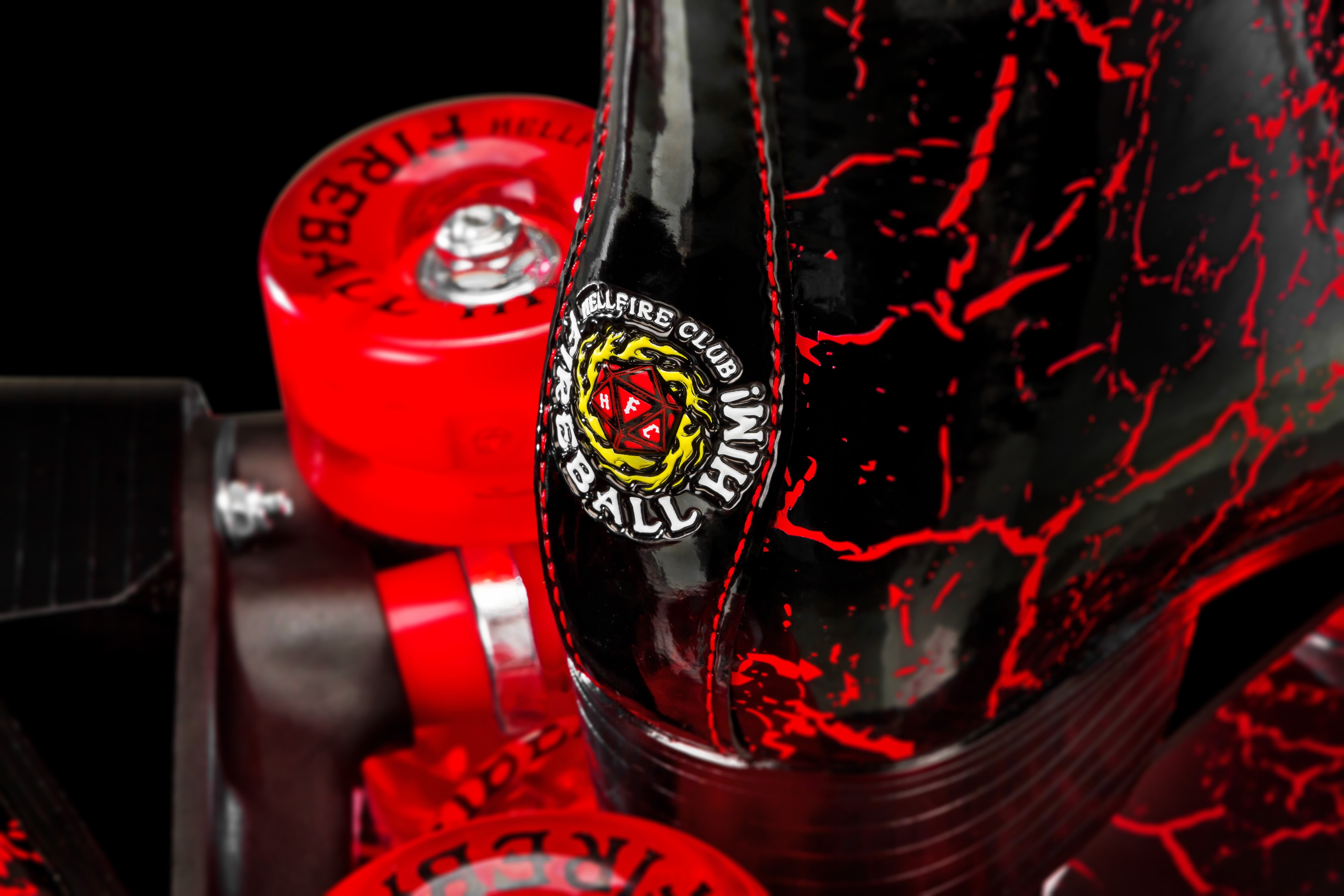 Stranger Things Hellfire Club Skates by Roller Derby, Unisex, Collector's Edition, Size M11/W12 - Image 3