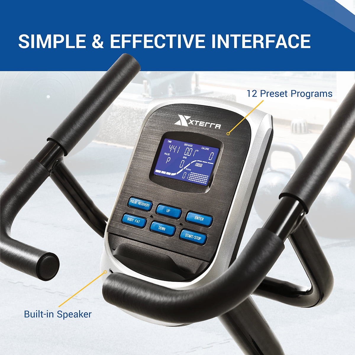 XTERRA Fitness SB150 Recumbent Bike with 24 Magnetic Resistance Levels - Image 10