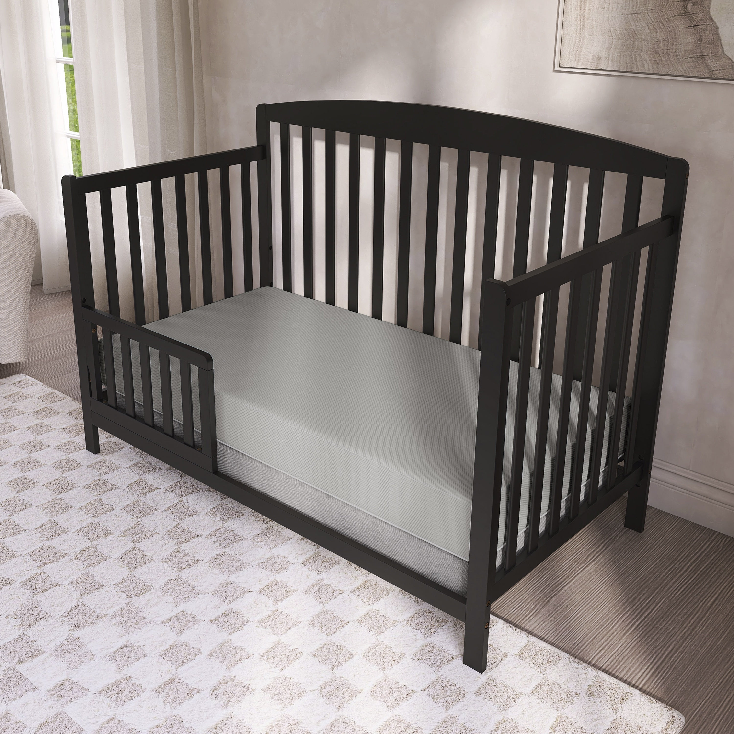 Dream on Me Starbright Breathable Foam Crib & Toddler Mattress in Grey (Fits Full Size Cribs and Toddler Beds) - Image 7