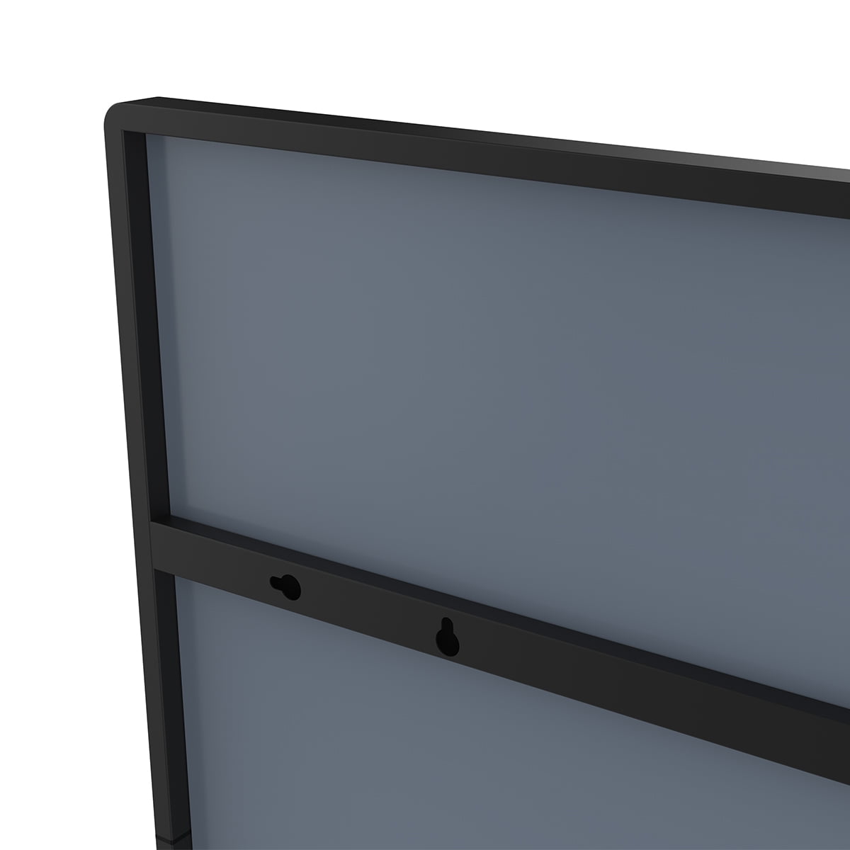 ANYHI Rectangular Bathroom and Living Room Metal Wall Mirror with Shelf, Metal Wall Mirror with Shelf,32"*4.7"*24.4" - Image 3