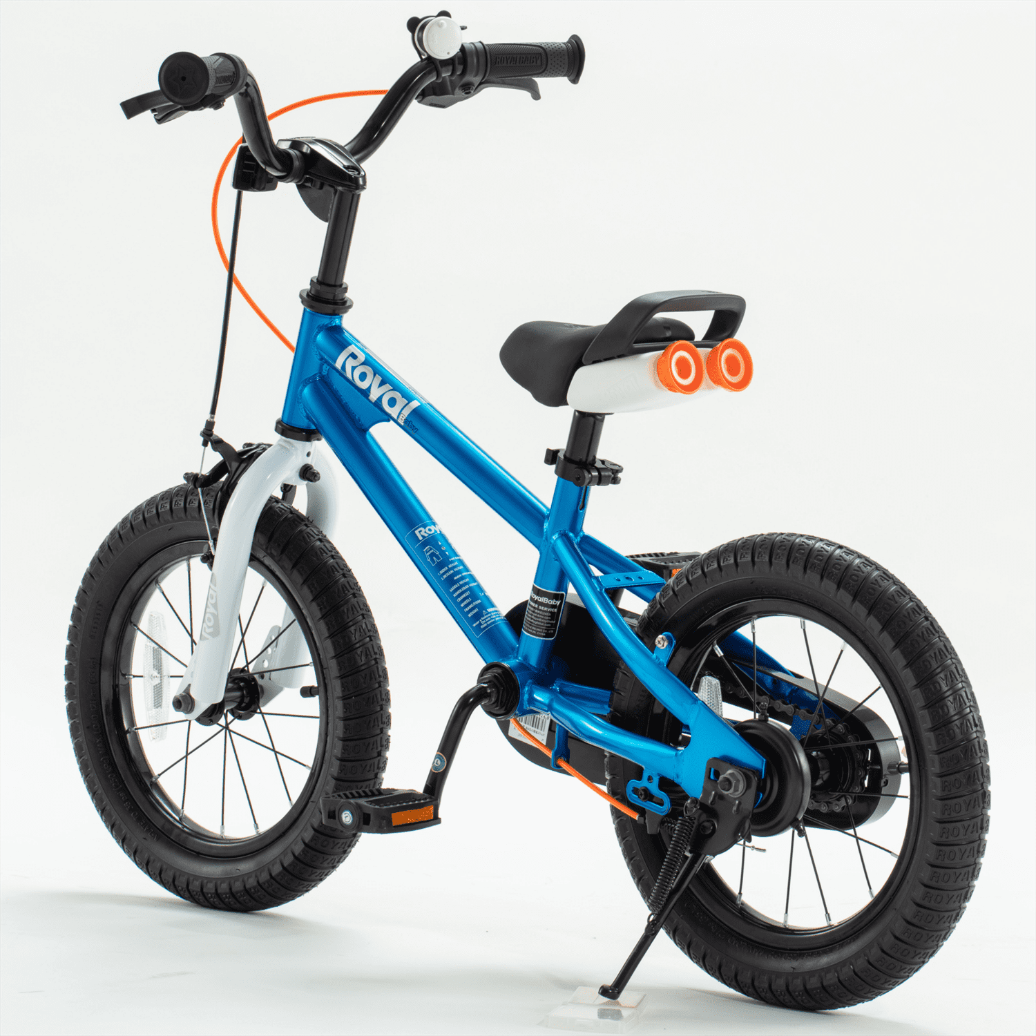 Royalbaby Freestyle 7 Kids Bike Toddlers 16 Inch Wheel Dual Handbrakes Bicycle Beginners Boys Girls Ages 3-5 Years, Kickstand and Water Bottle Included, Blue - Image 9