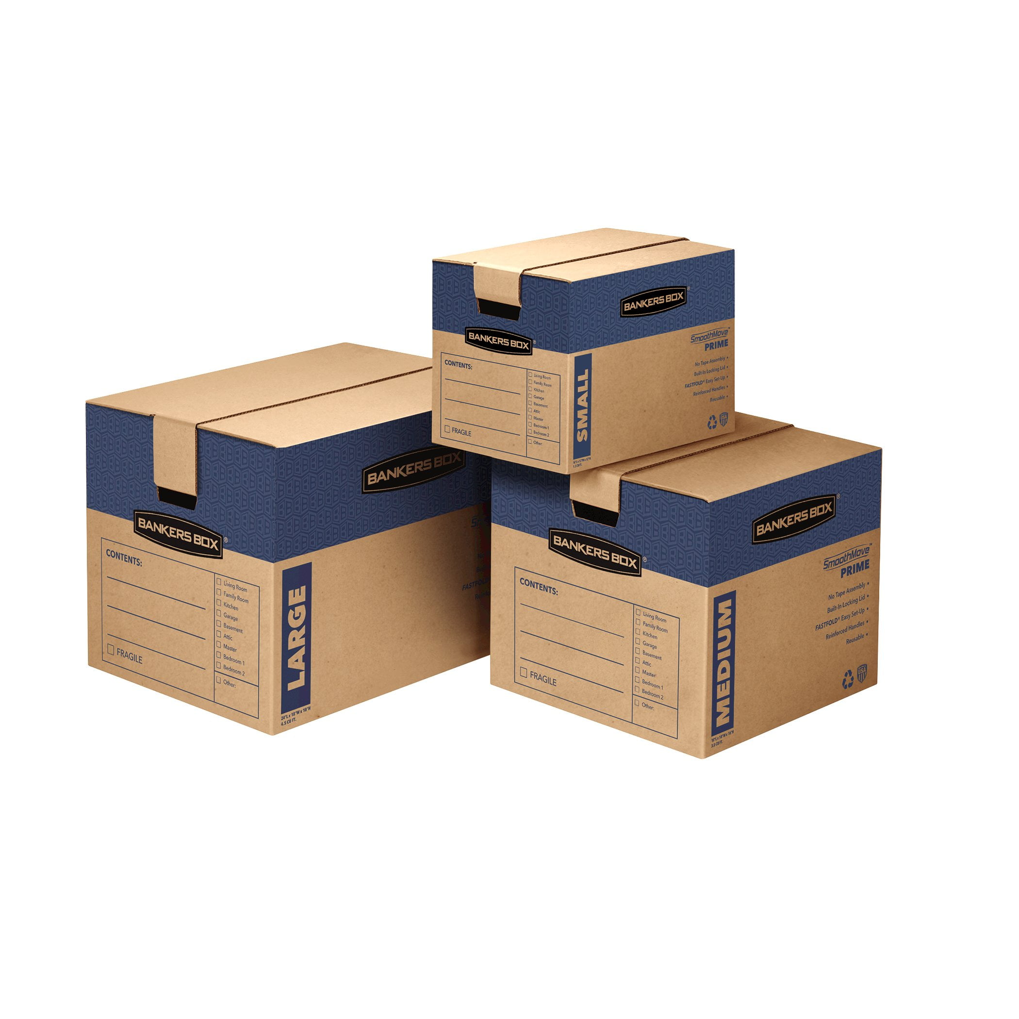 Bankers Box 8 Pack Medium Prime Moving Boxes - Image 9